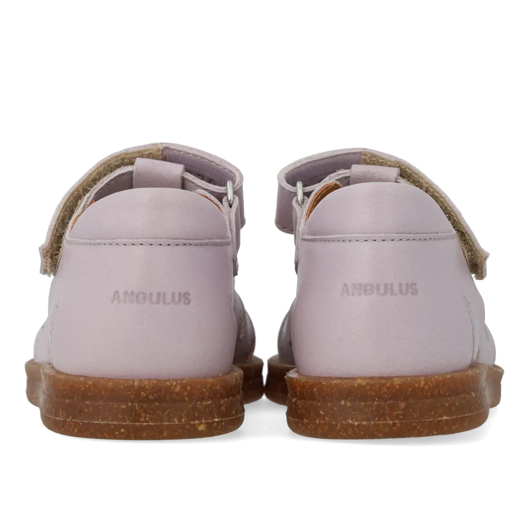 Angulus begyndersandal glitterhjerte lukket tå børn