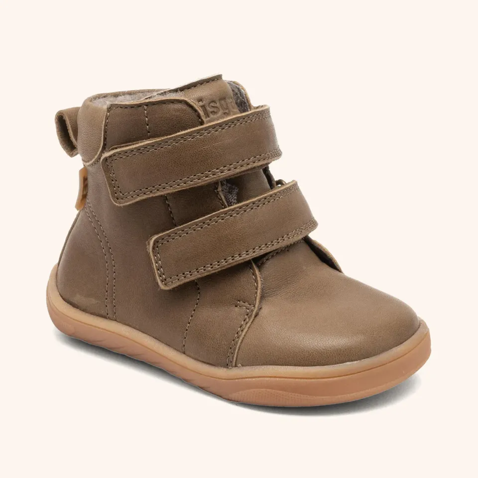 Bisgaard Barefoot Helmut Tex vinterstøvle khaki vandtæt
