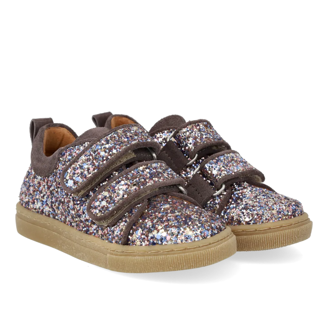 Angulus Funklende glitter-sneaker sneaker børn velcro