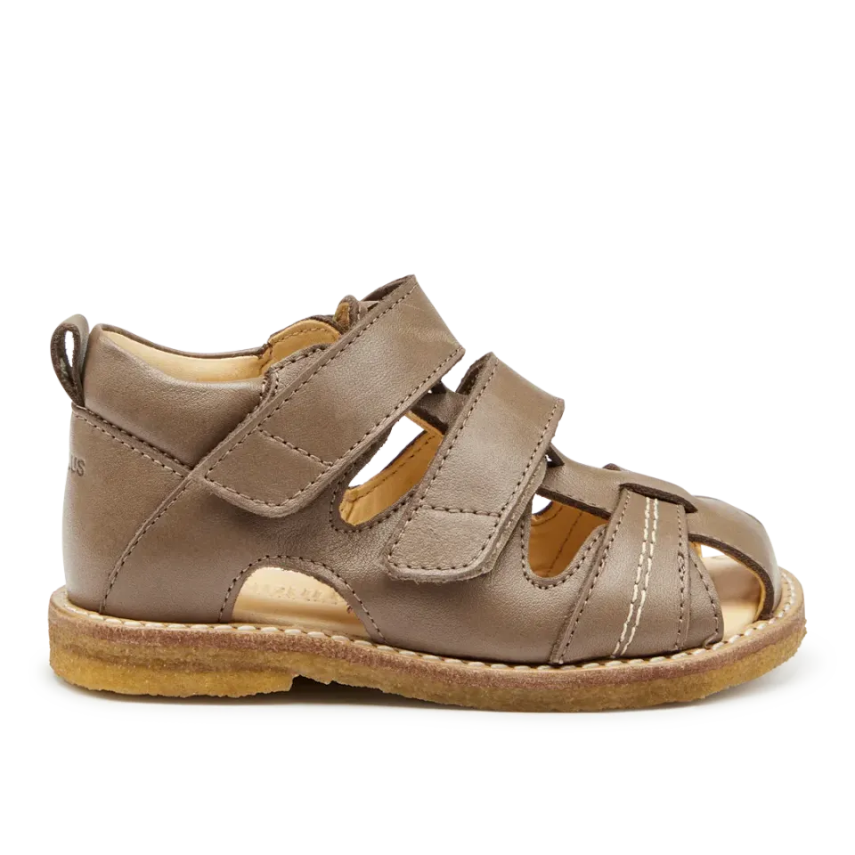 Angulus sandal rummelig velcro læder str. 19-25