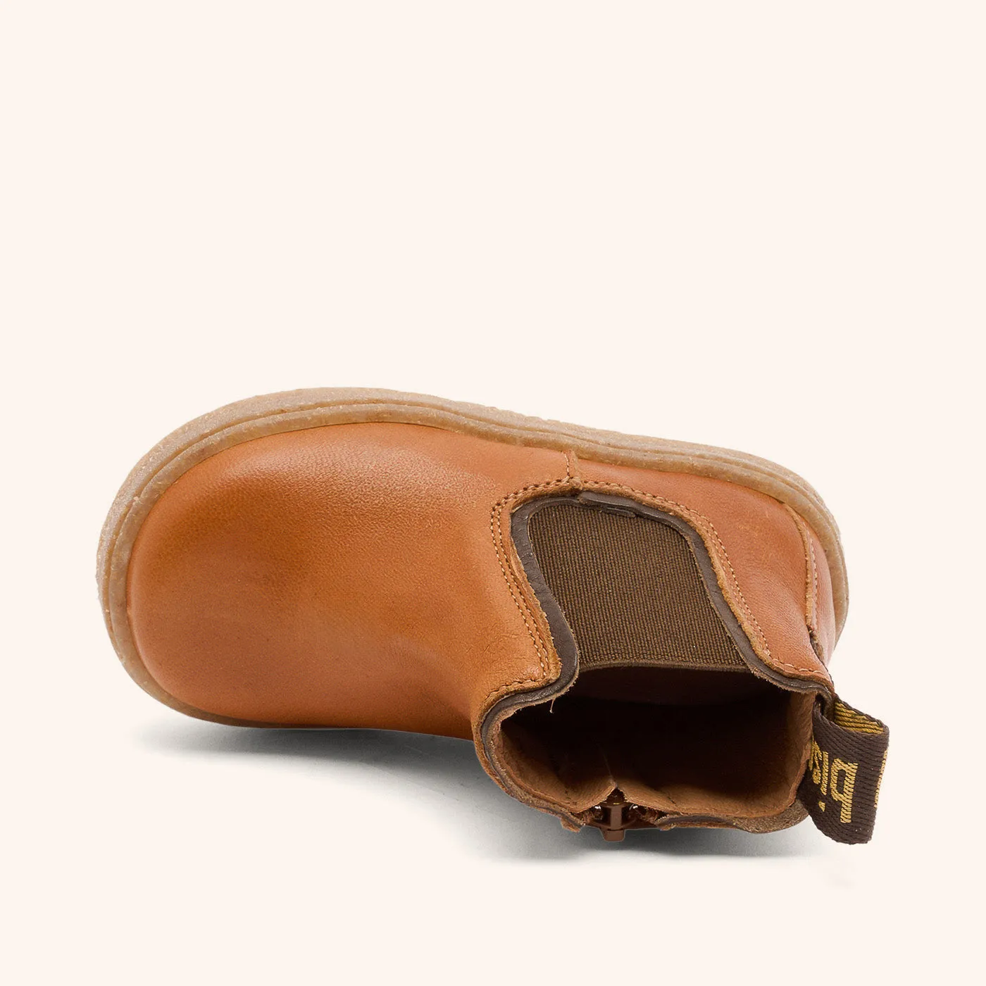 Bisgaard Phillip chelsea-støvle cognac læder