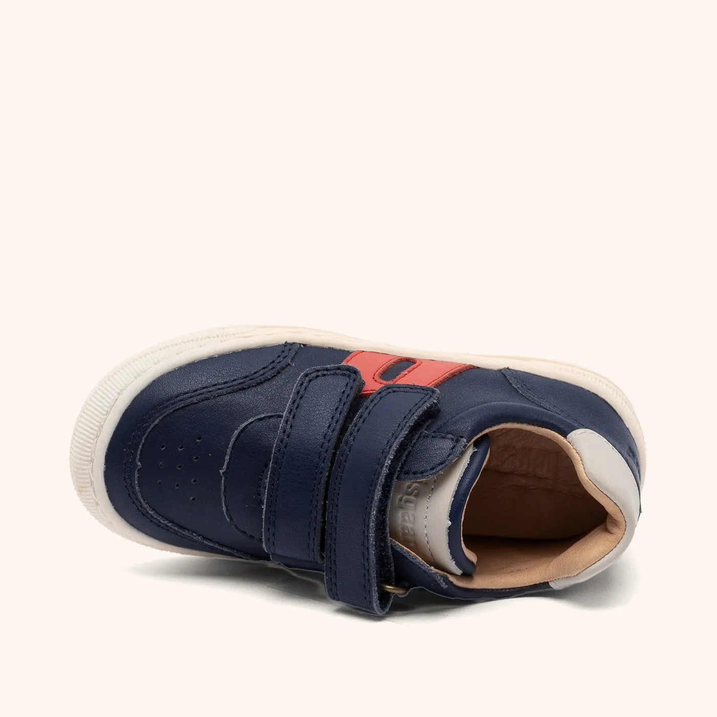 Bisgaard Rob sneaker navy blå velcro