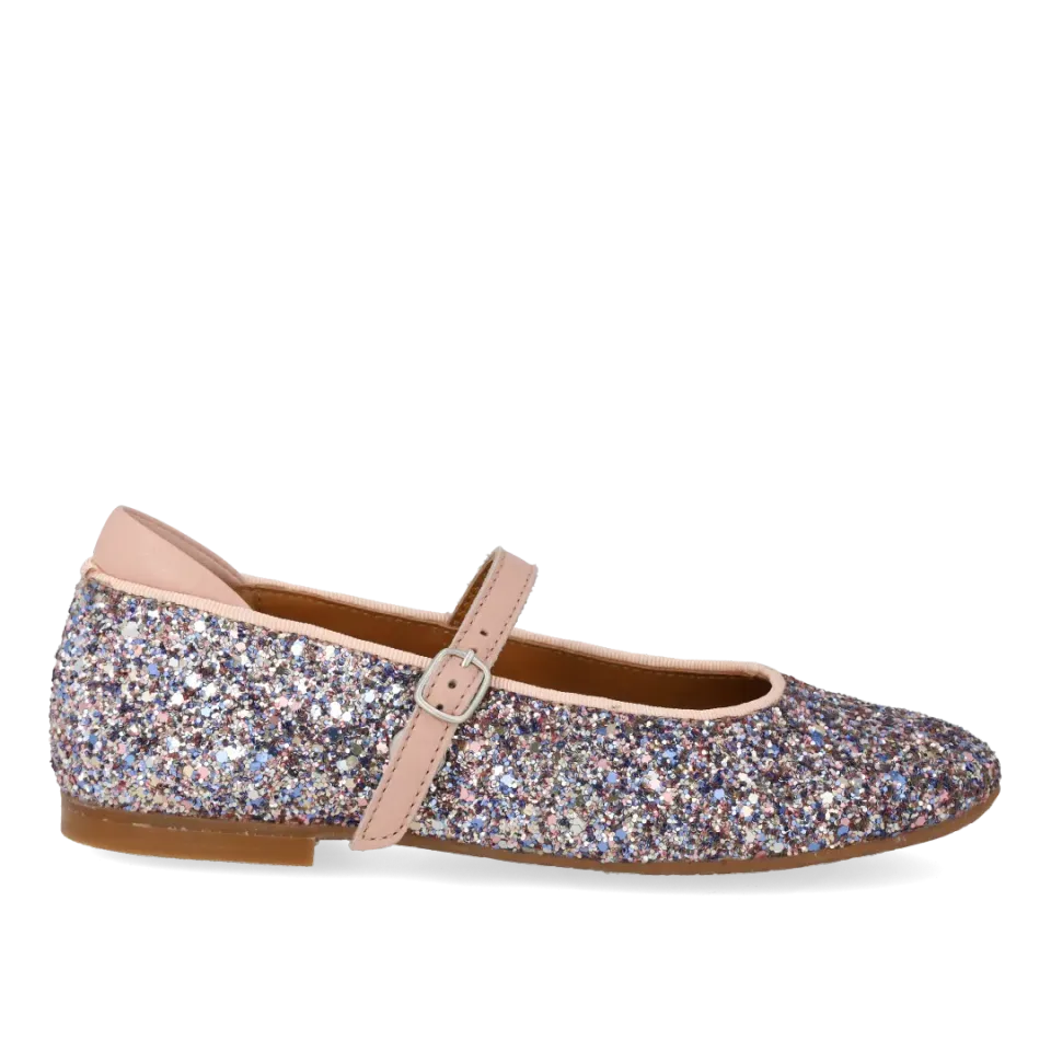 Angulus Glitter ballerina børneballerina mary jane