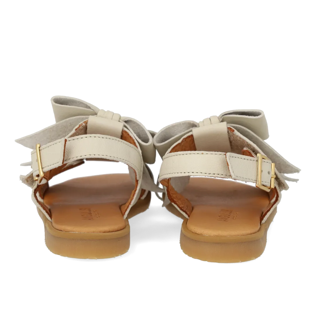 Angulus Sandal med dobbelt velcro børnesandal sløjfe