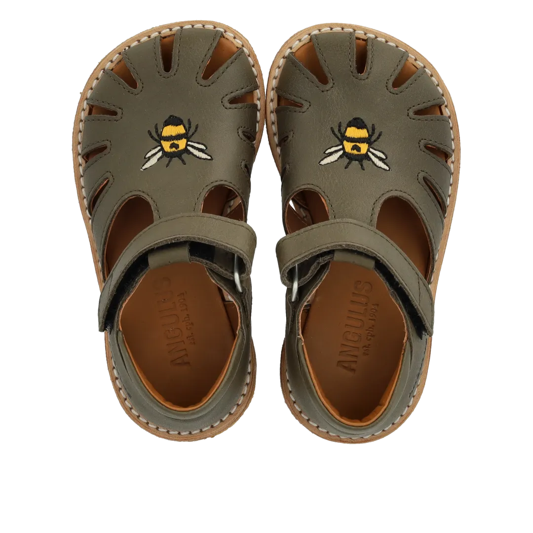 Angulus Begynder sandal bi broderi velcro