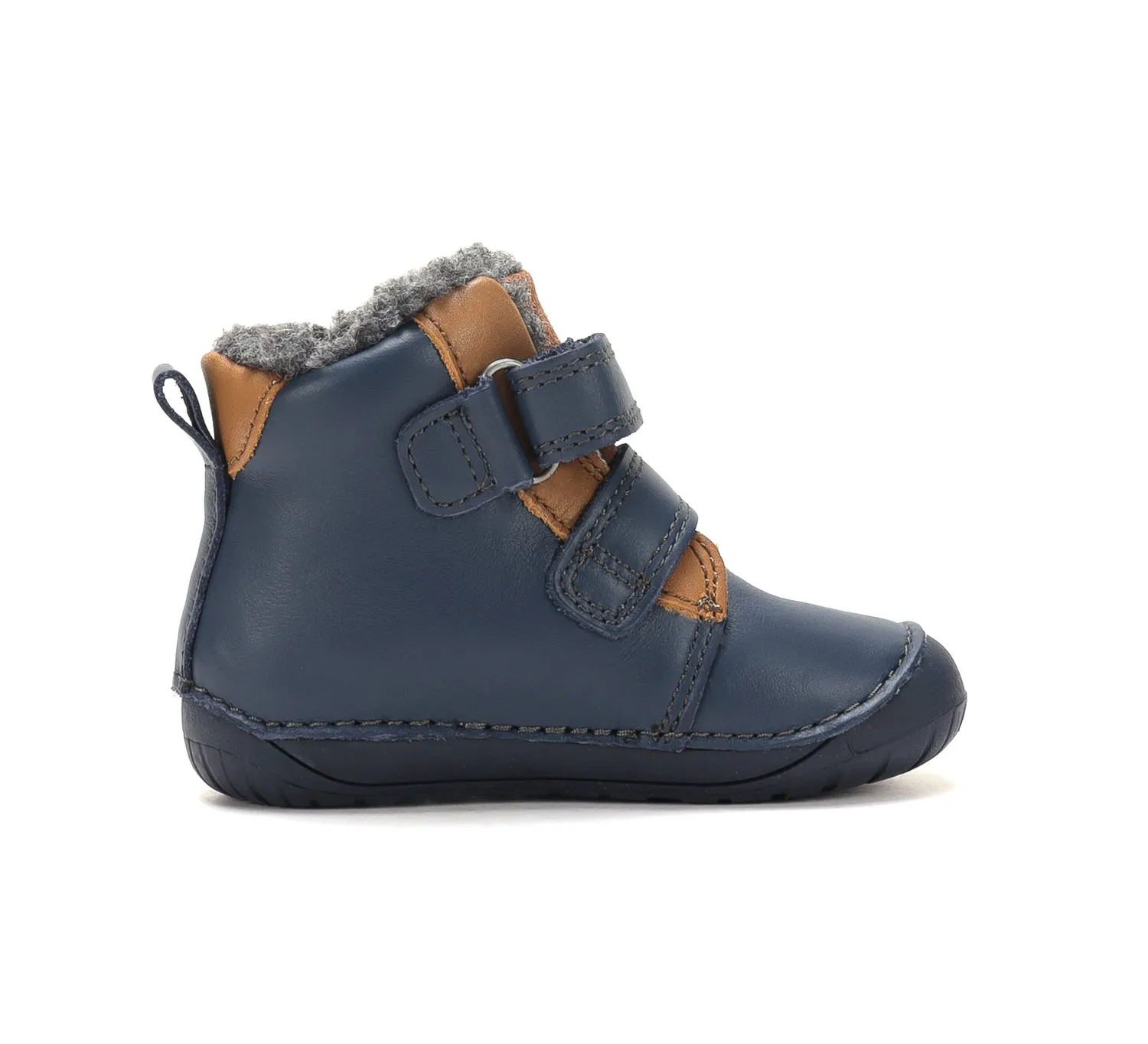 DD Step W070-62495B barfodssko vinter drenge varm