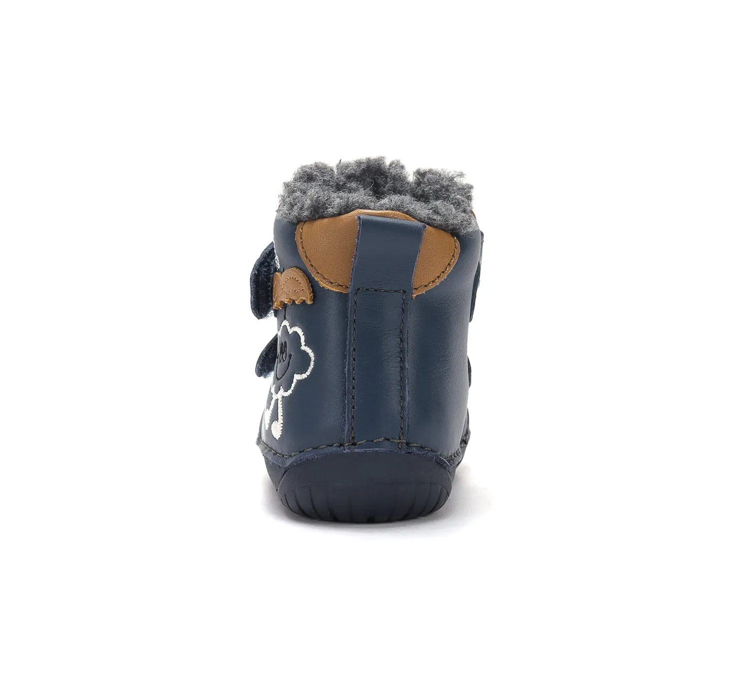 DD Step W070-62495B barfodssko vinter drenge varm