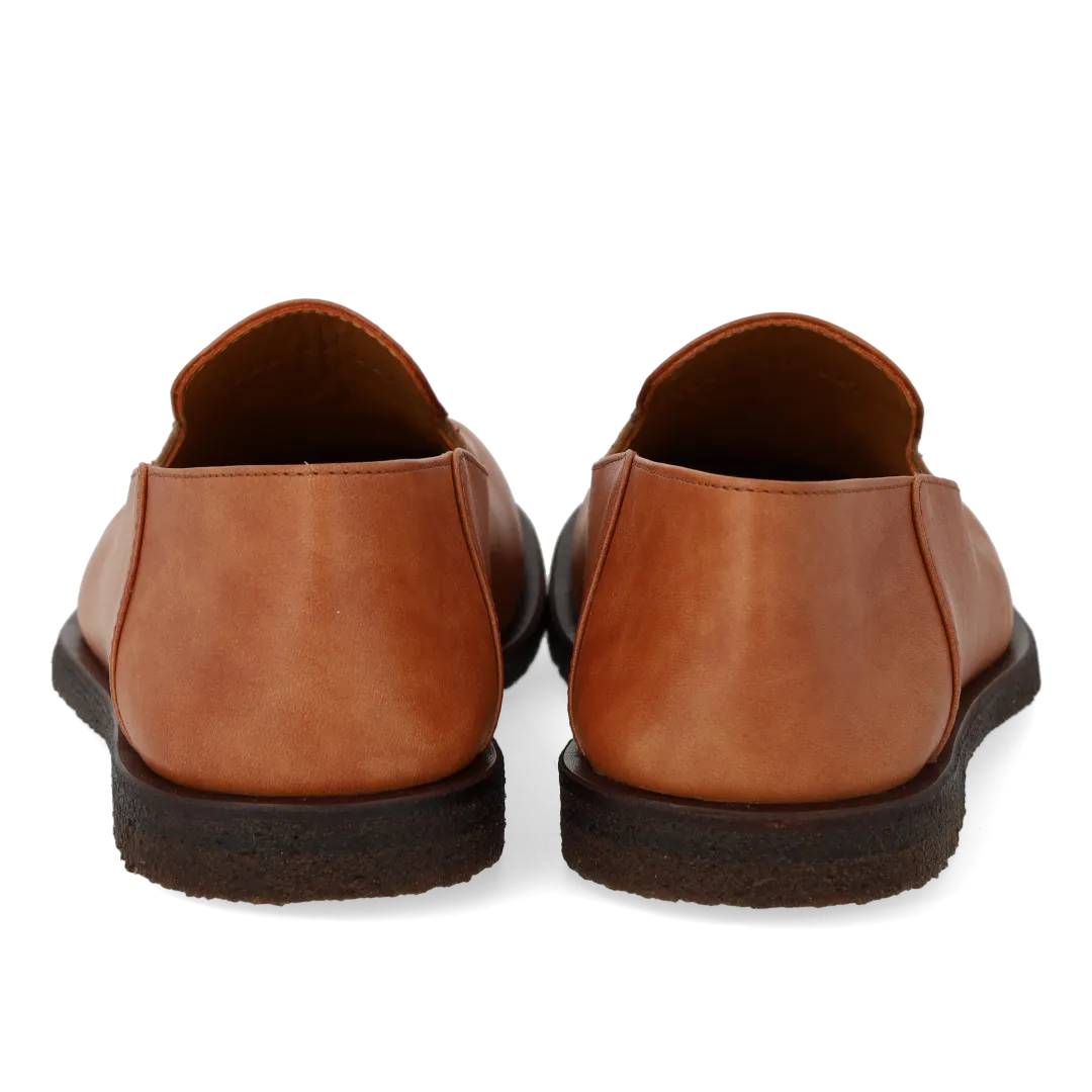 Angulus Loafer bred pasform brun dame