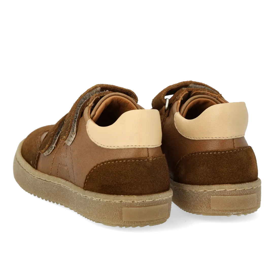 Angulus sneaker colour-block velcro læder børn