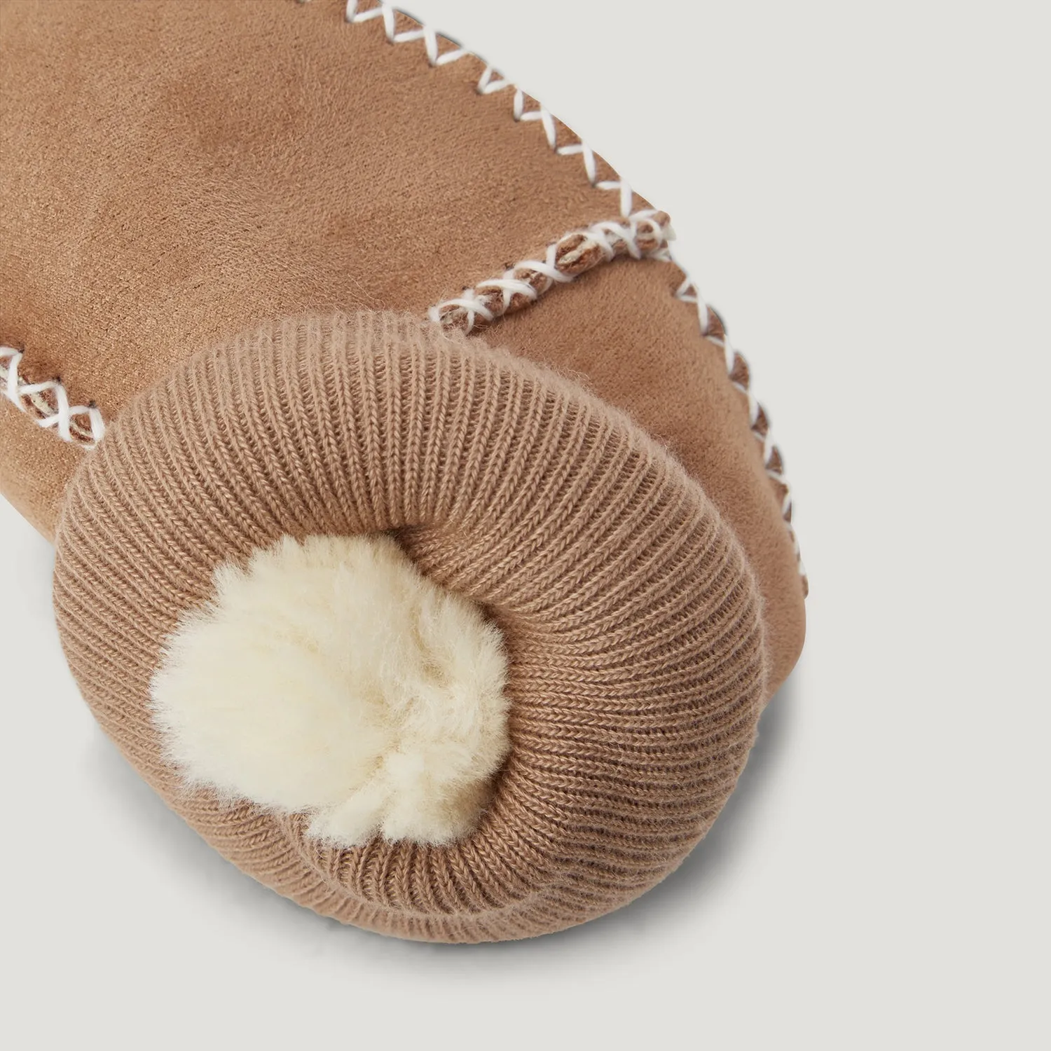 BabyMocs Cosy Mocs futter beige 0-6 måneder