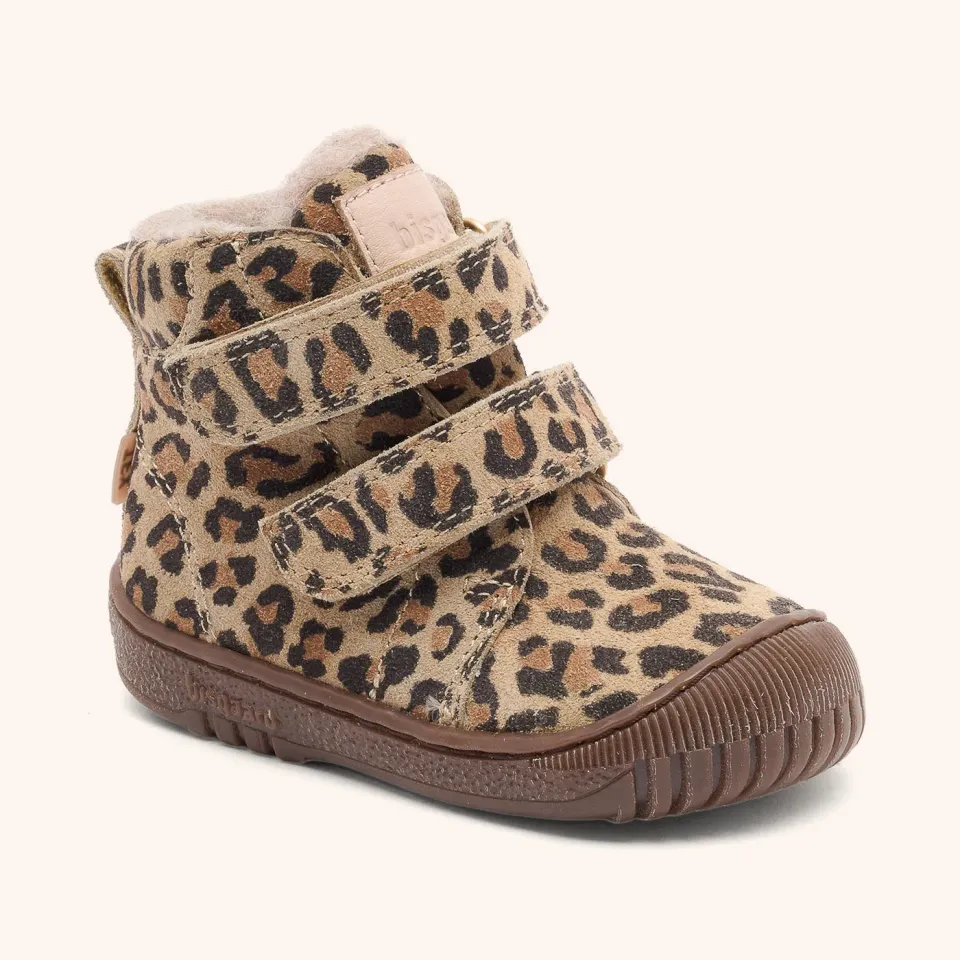 Bisgaard Evon Tex vinterstøvler leopard vandtæt
