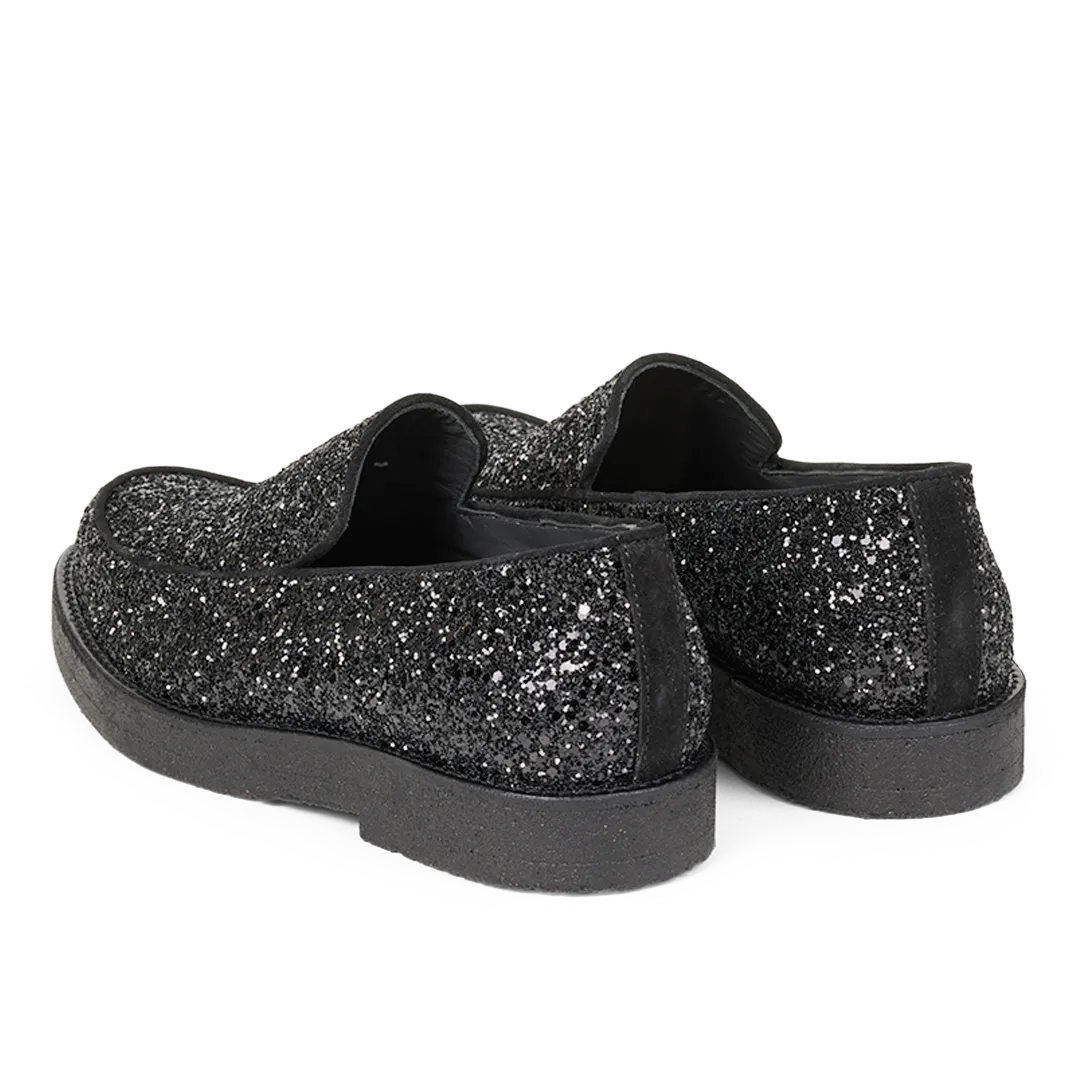 Angulus Klassisk loafer dameloafer glitter