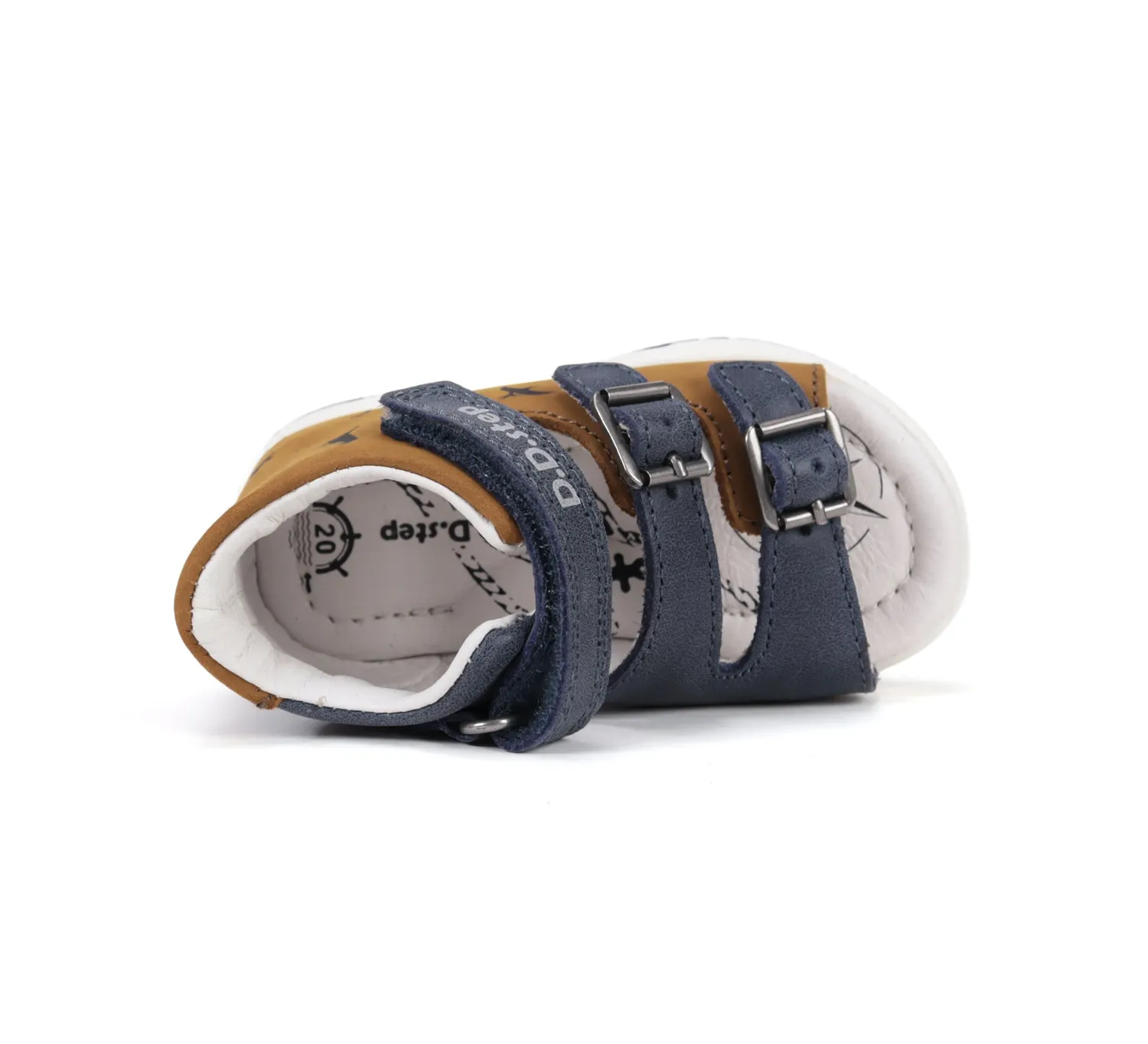 DD Step G103-61129A sandal dreng bred fod
