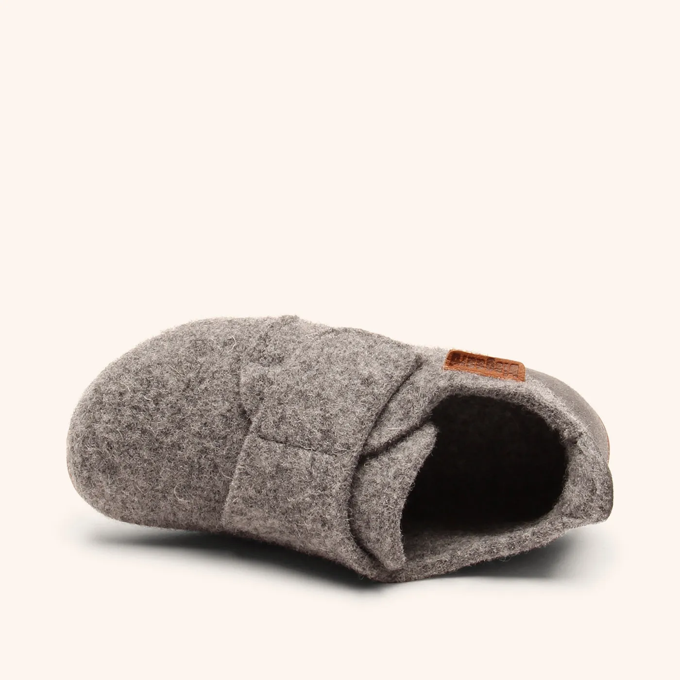Bisgaard Casual Wool hjemmesko grå - uld
