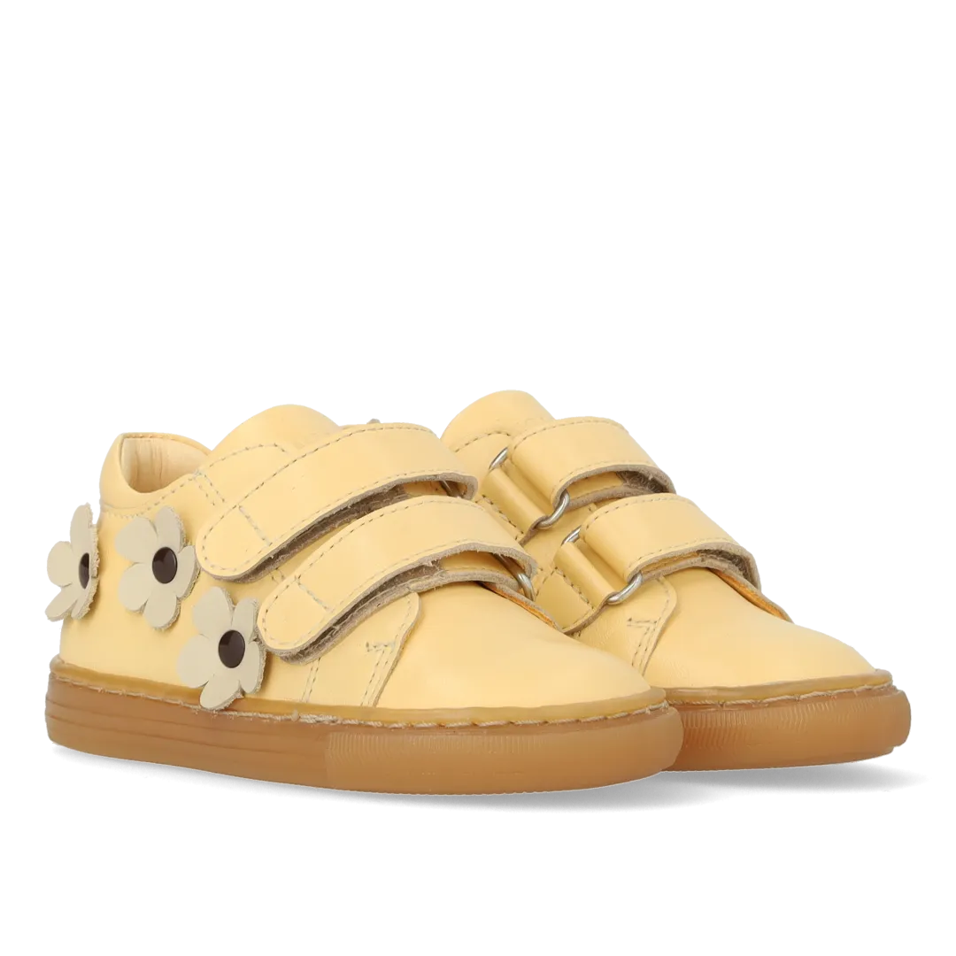 Angulus Begynder sneaker børnesko blomst velcro