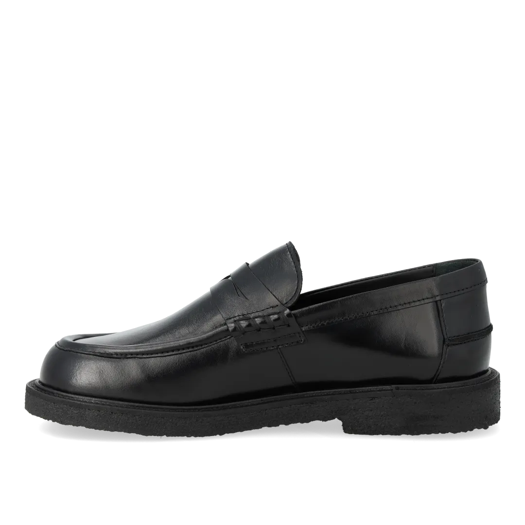 Angulus Loafer Penny dameloafer læder bred pasform