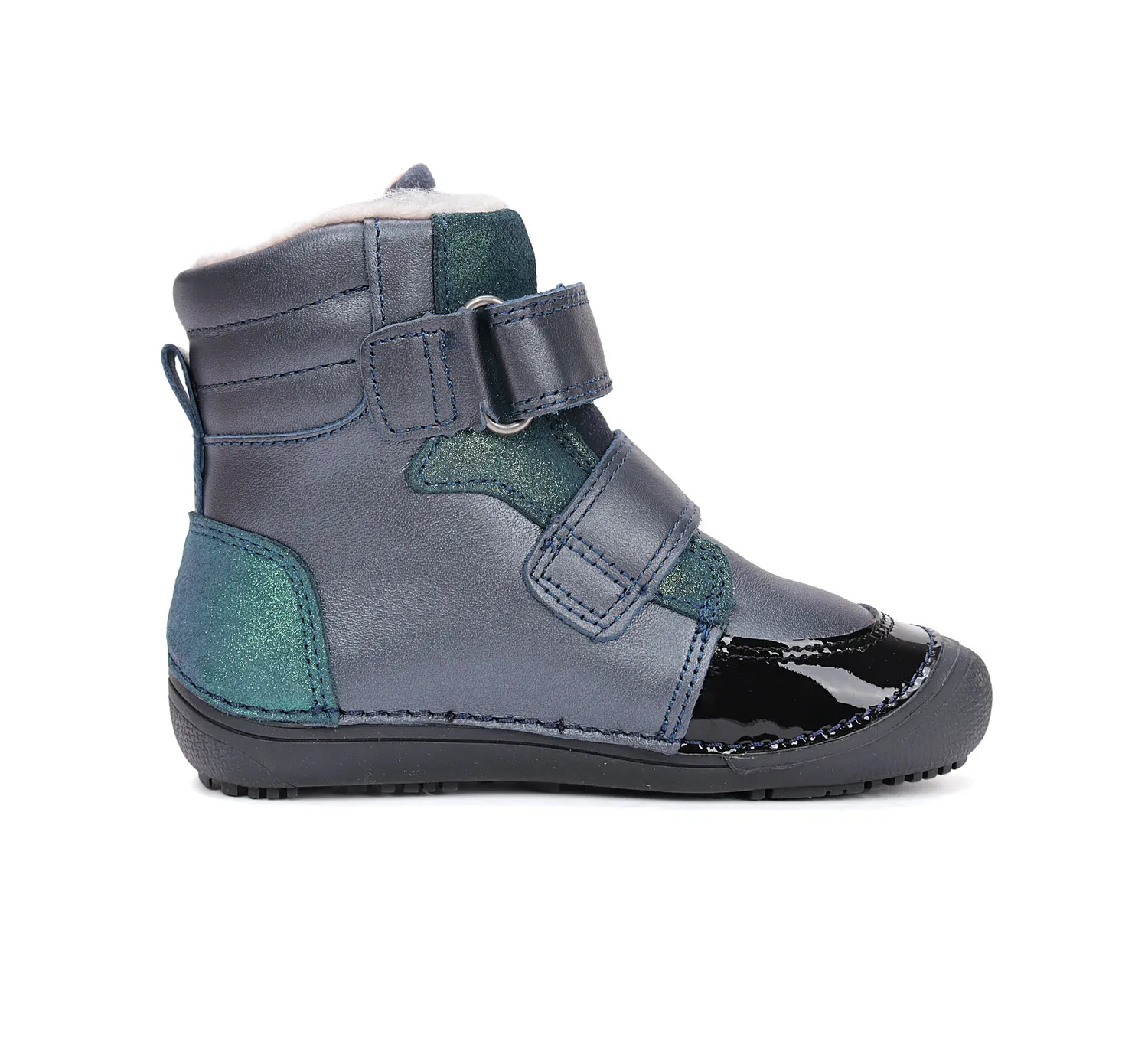 DD Step W063-52804C barfodssko vinter pige foret