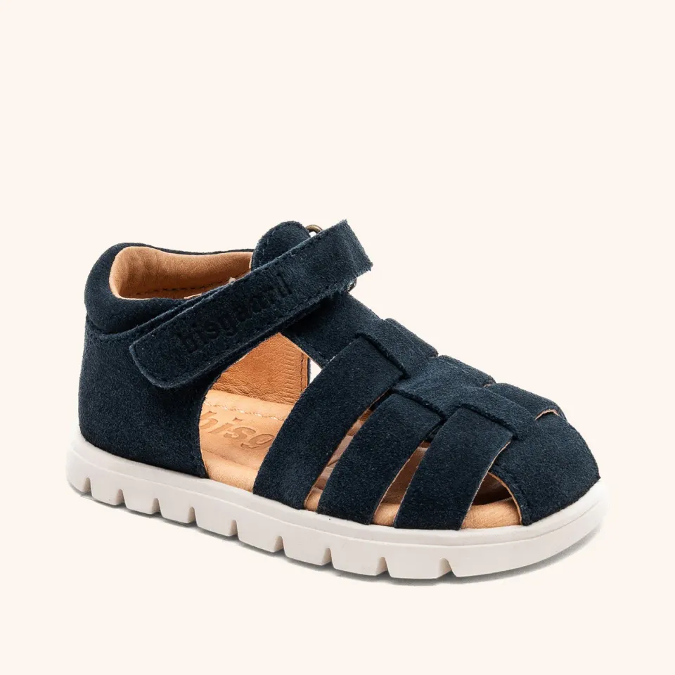 Bisgaard Beka S sandal navy med fleksibel sål