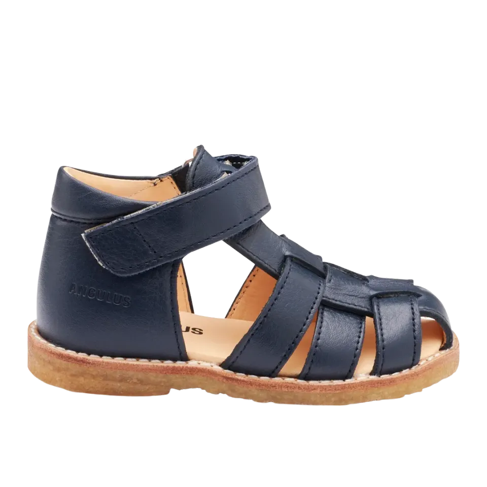 Angulus begynder sandal velcro børn læder
