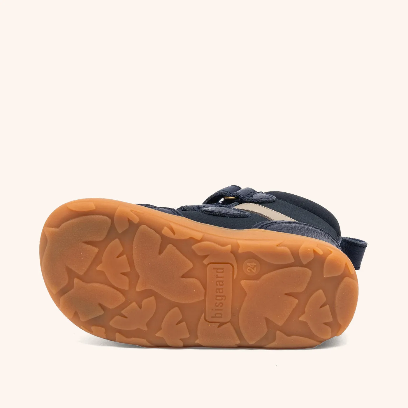 Bisgaard Barefoot Timo Tex barfod vinterstøvle navy