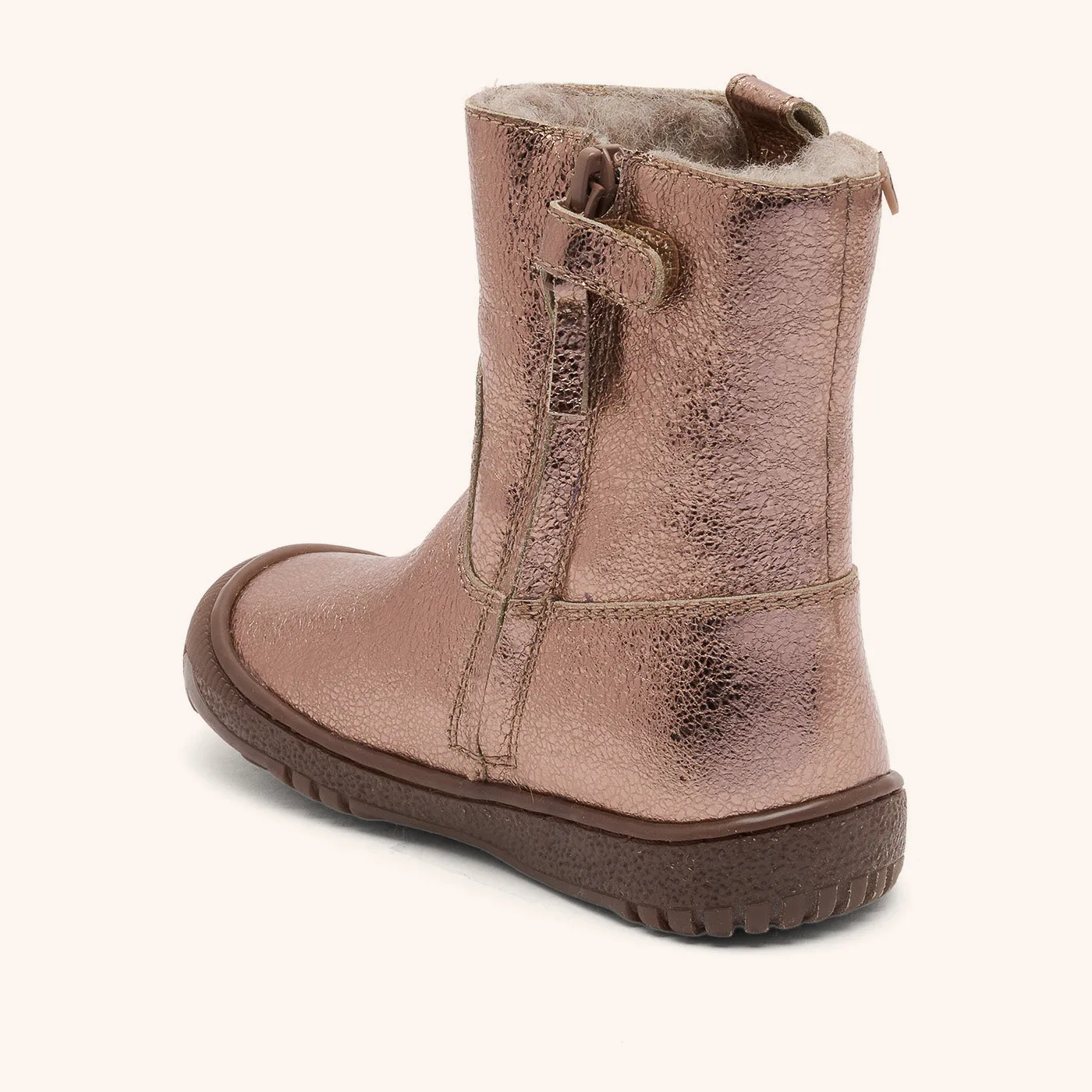Bisgaard Elina Tex vinterstøvle rose gold vandtæt
