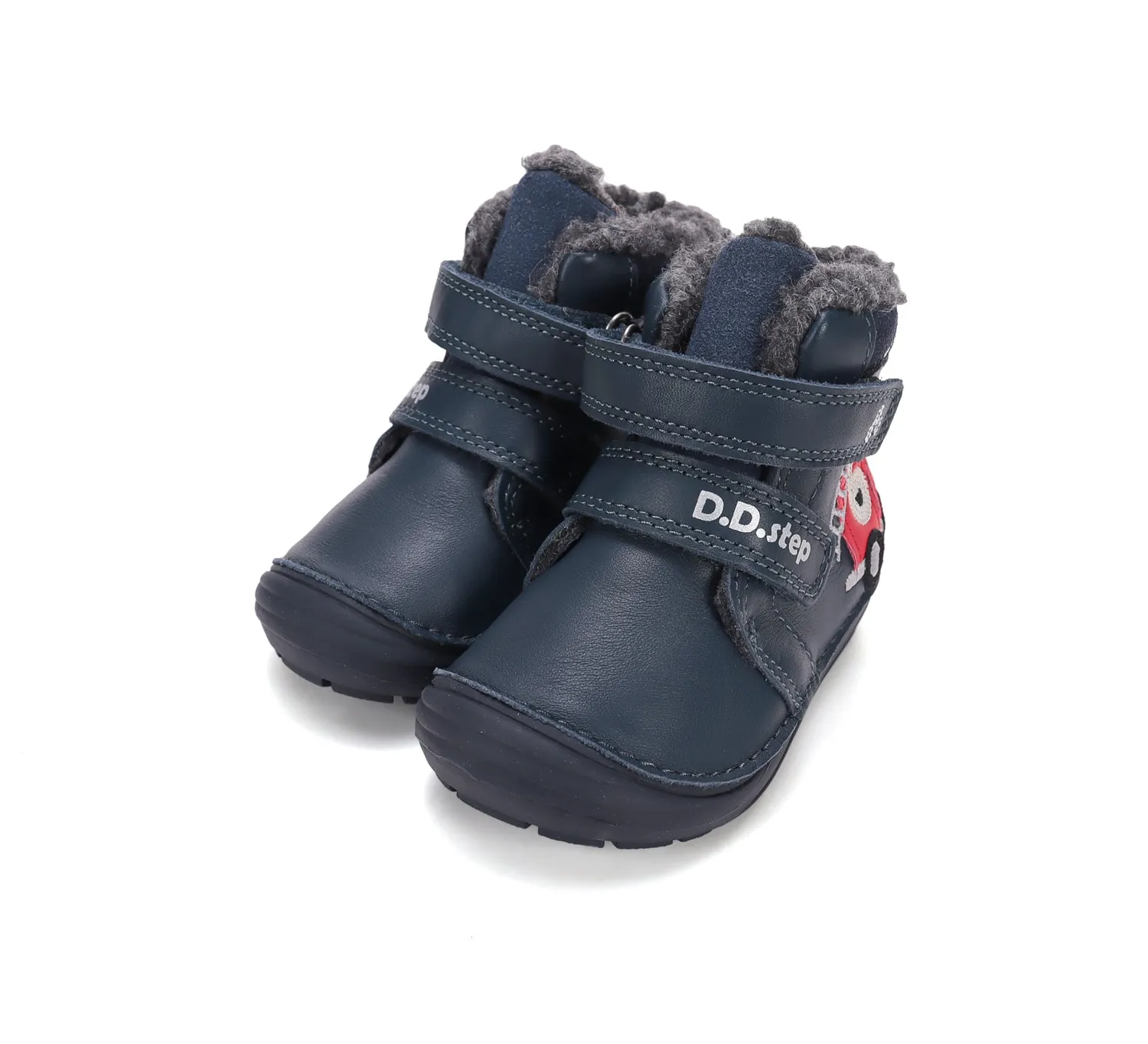 DD Step W071-62477 vintersko til dreng varm