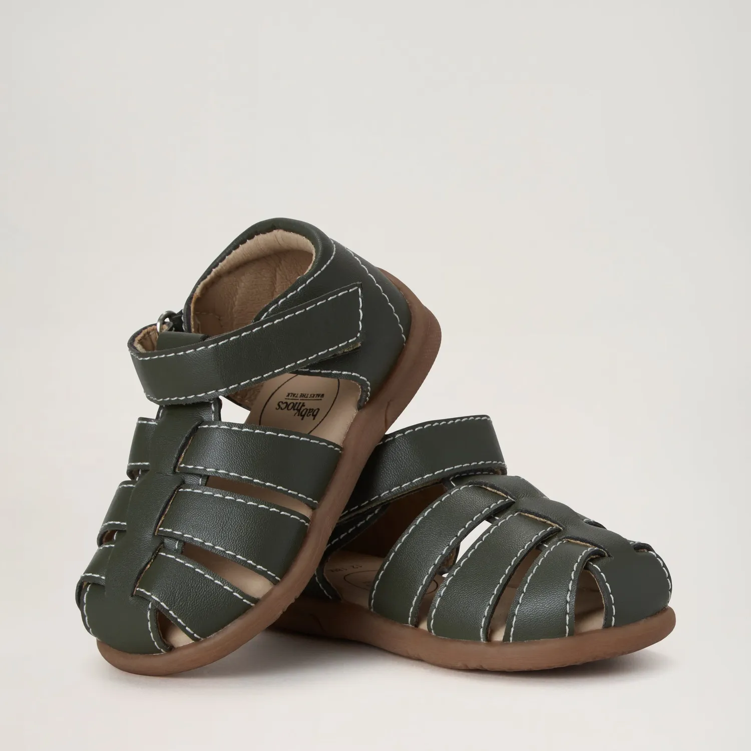 BabyMocs Little Gardener sandal barfodssål gummi
