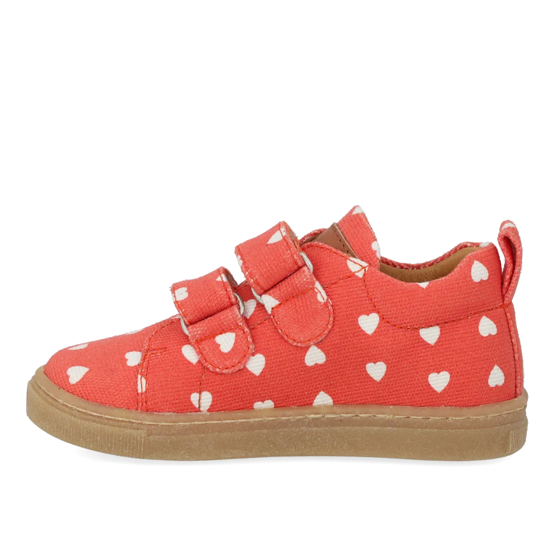 Angulus sneaker recycled bomuldskanvas velcro