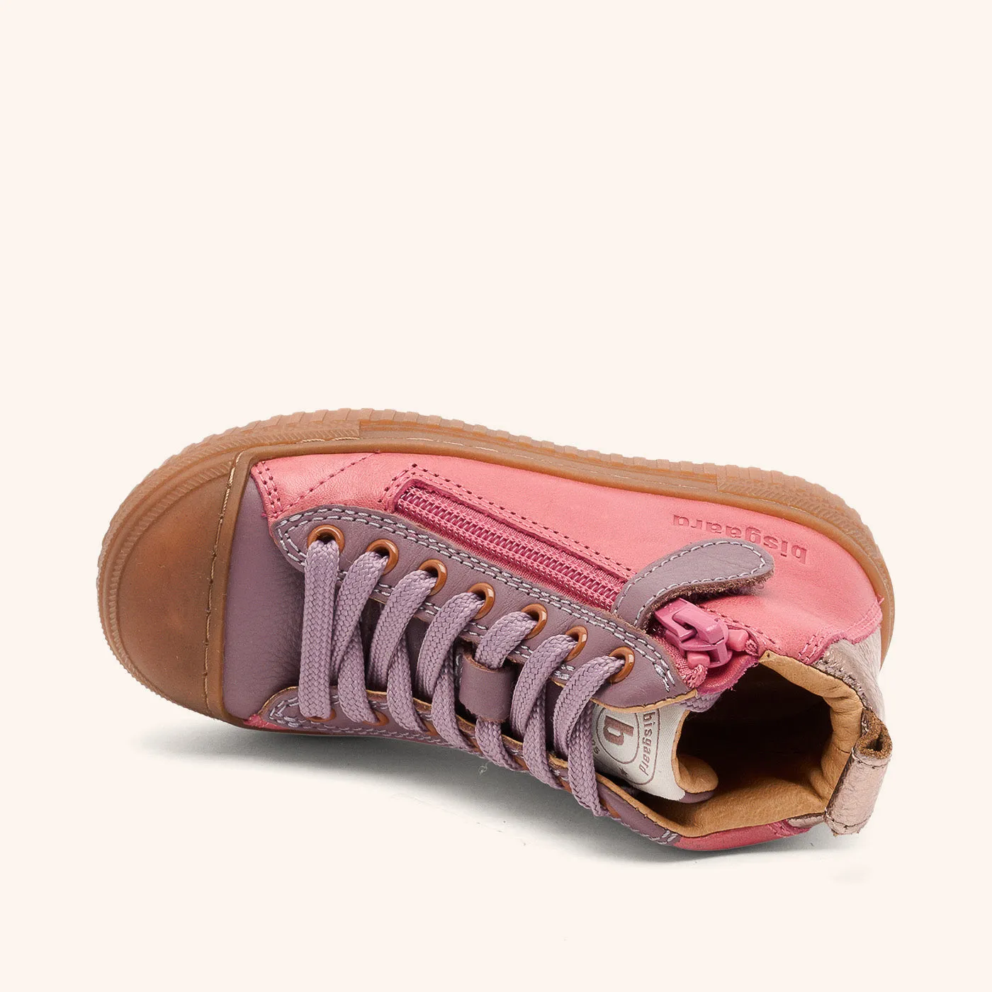 Bisgaard Ryan sneaker pink højt skaft