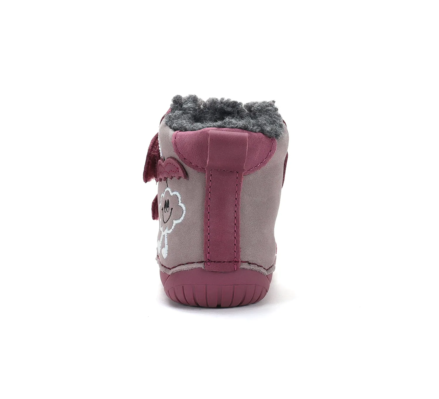 DD Step W070-62495C barfodssko vinter pige varm foret