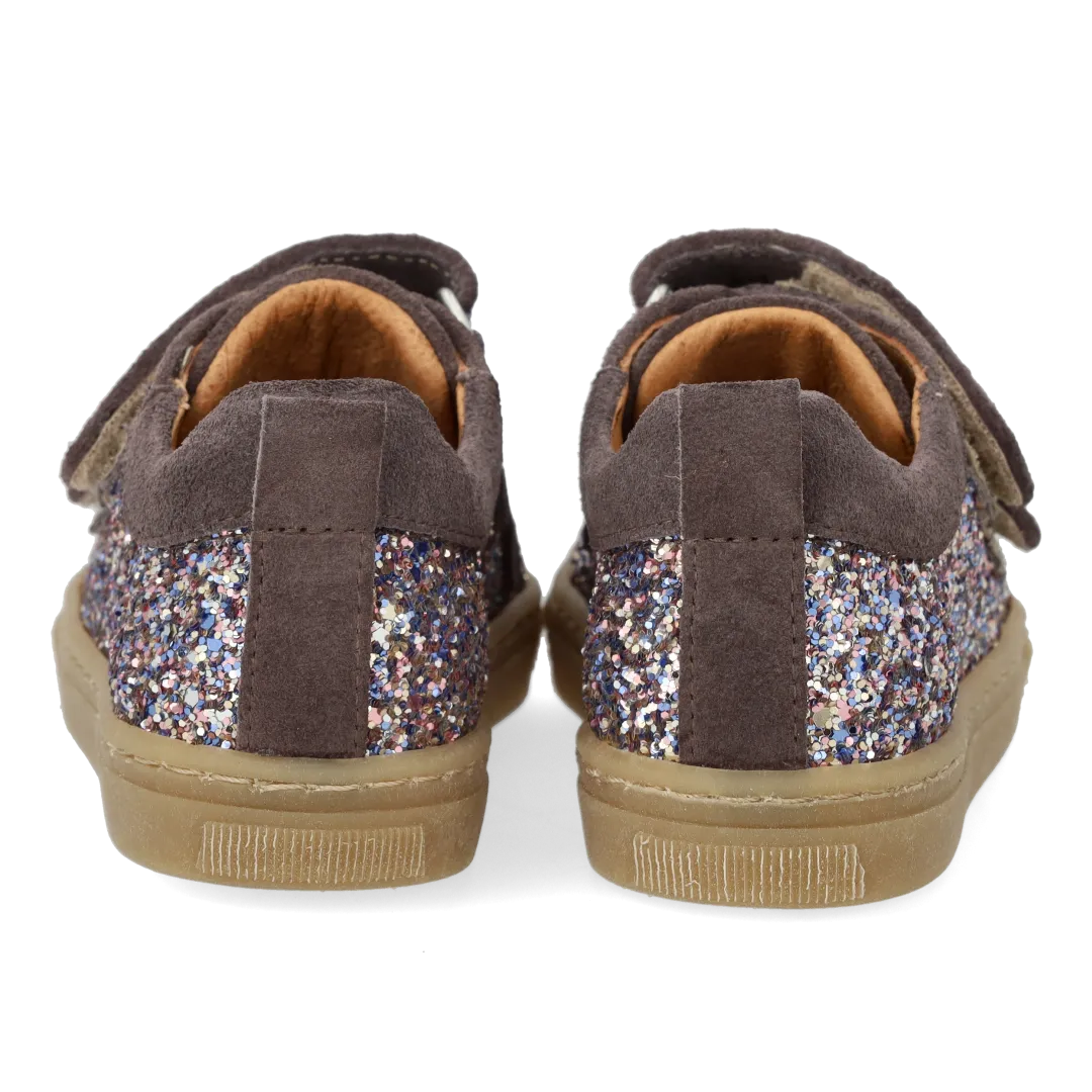 Angulus Funklende glitter-sneaker sneaker børn velcro