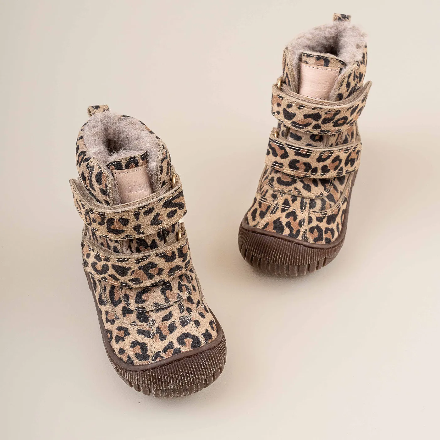Bisgaard Ellis Tex vinterstøvle leopard vandtæt