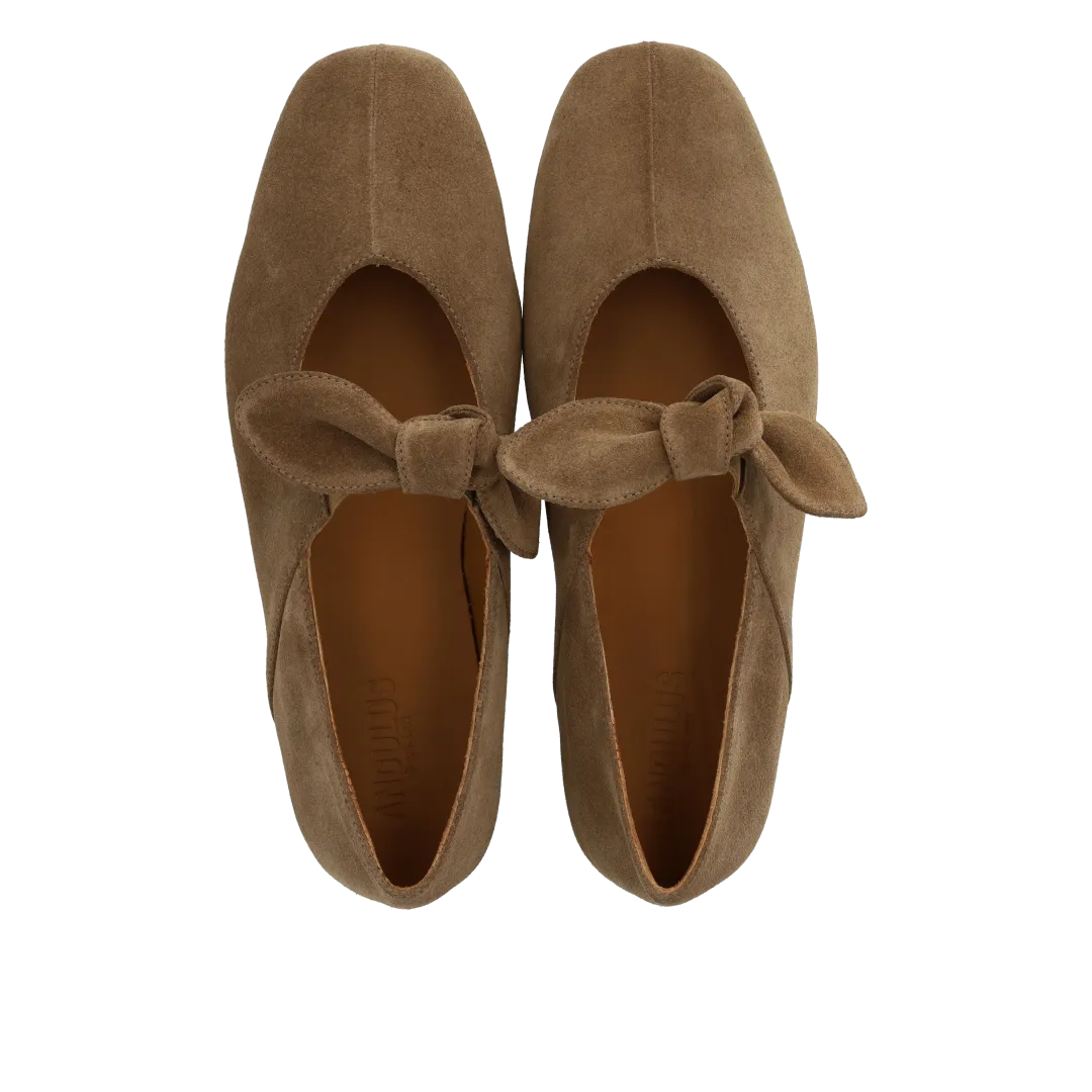 Angulus Ballerina med sløjfe lædersko