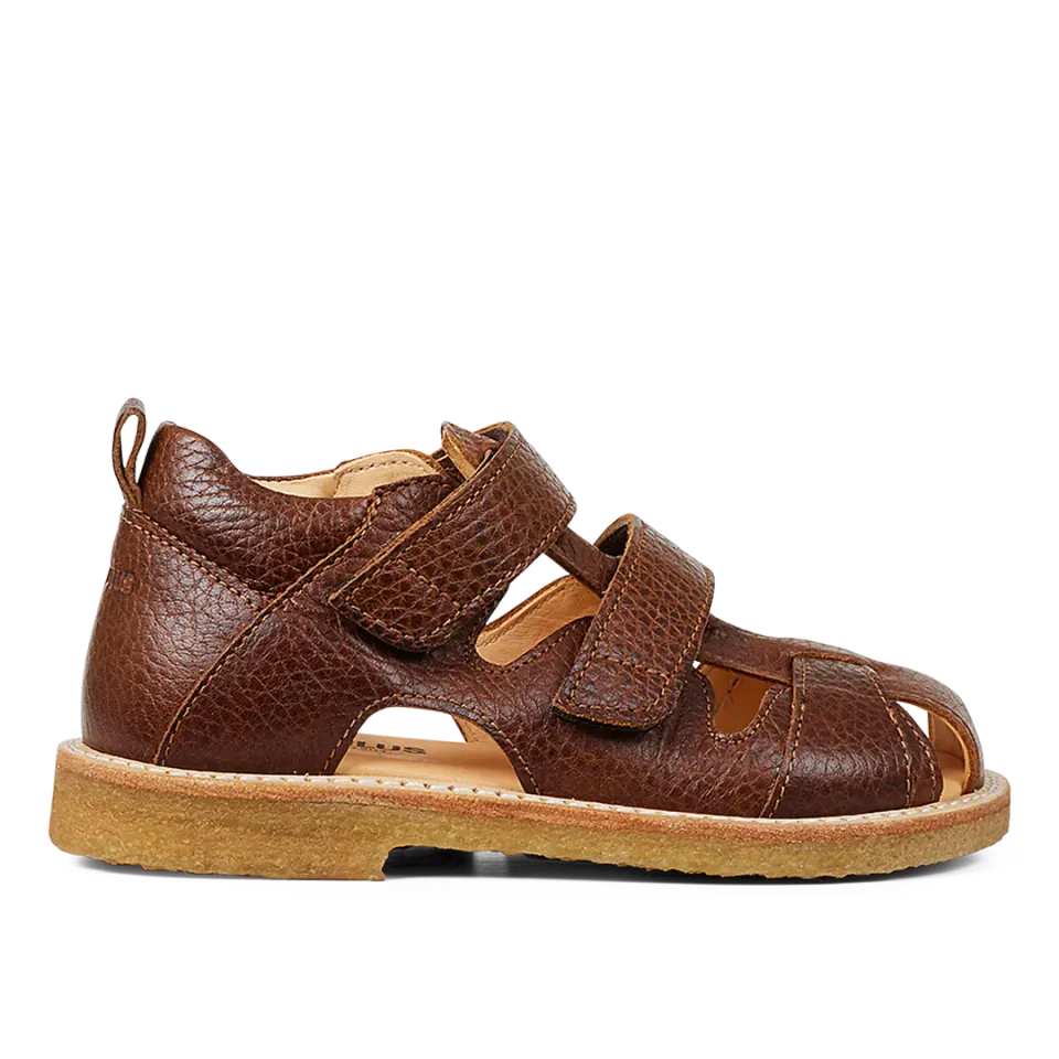 Angulus Sandal Velcro børnesandal læder