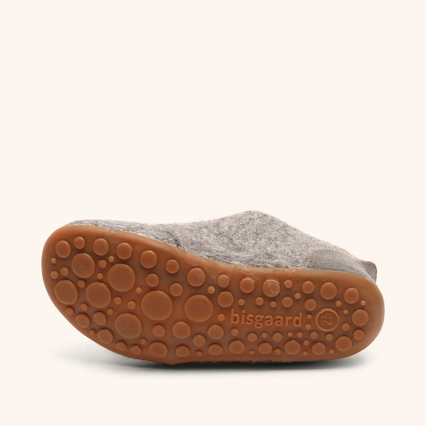 Bisgaard Casual Wool hjemmesko grå - uld