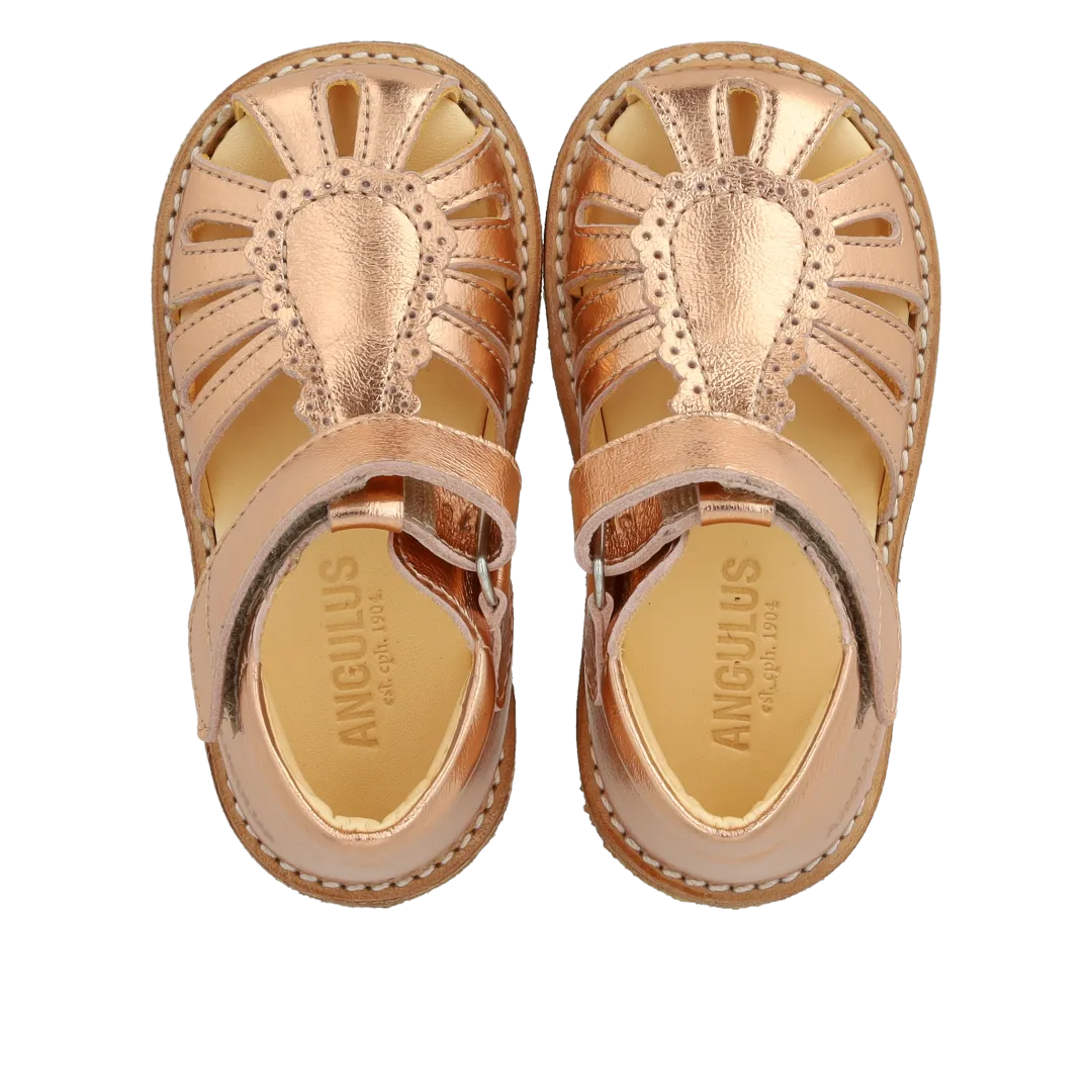 Angulus Begynder sandal velcro lukket tå