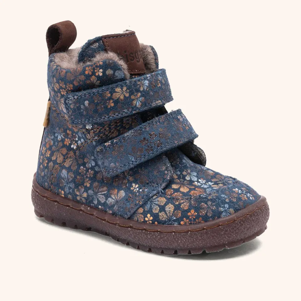 Bisgaard Storm Tex Blue Flower vinterstøvle vandtæt