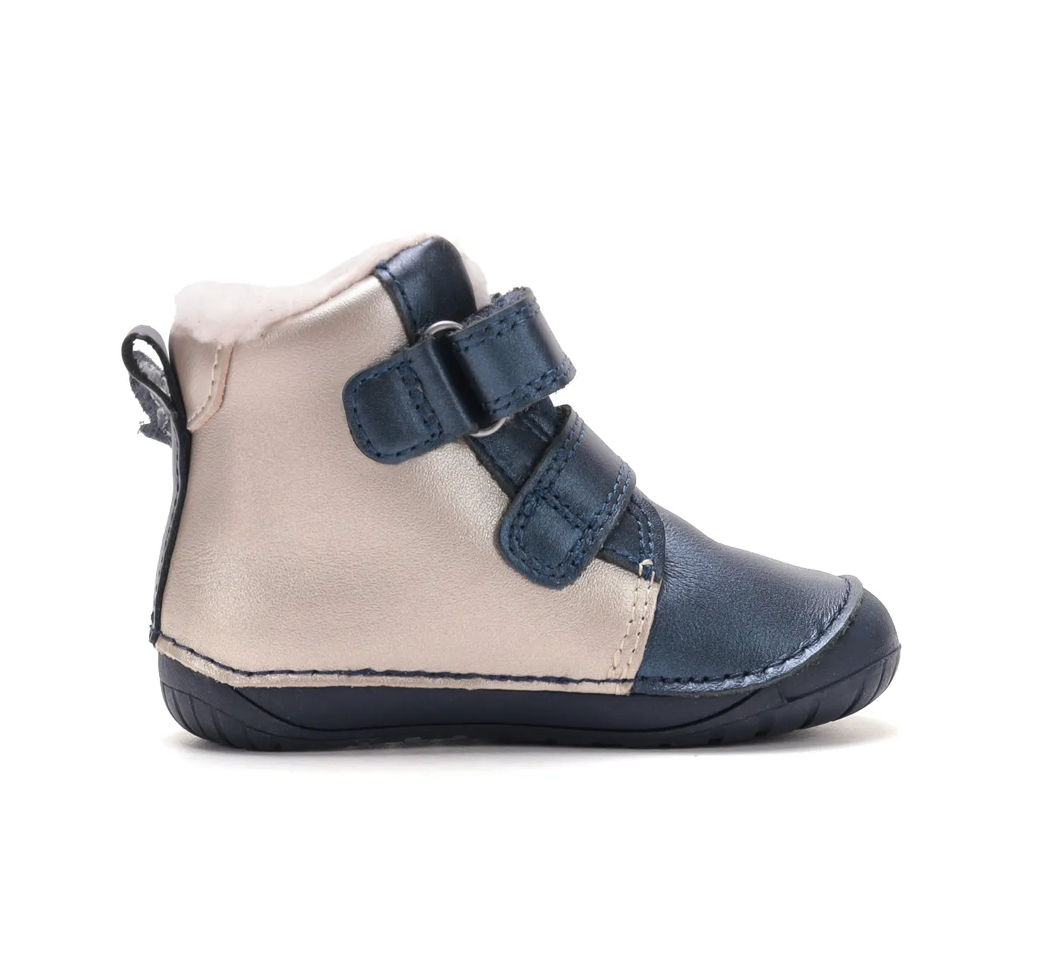 DD Step W070-62223 barfods vinterstøvler pige