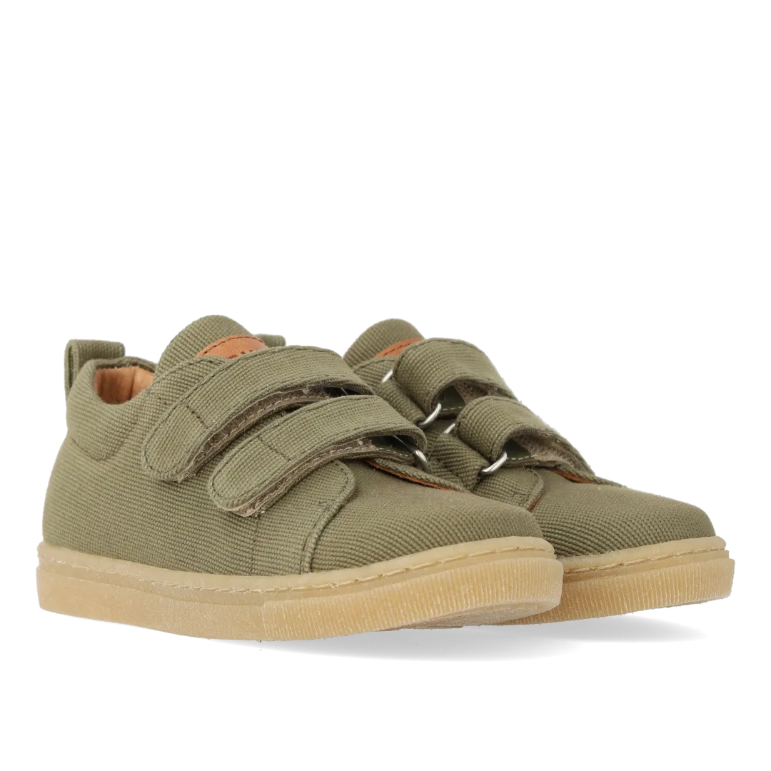 Angulus sneaker bomuldskanvas børn velcro