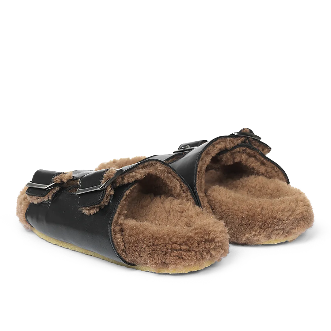 Angulus fodseng slip-on damesko i lammeskind
