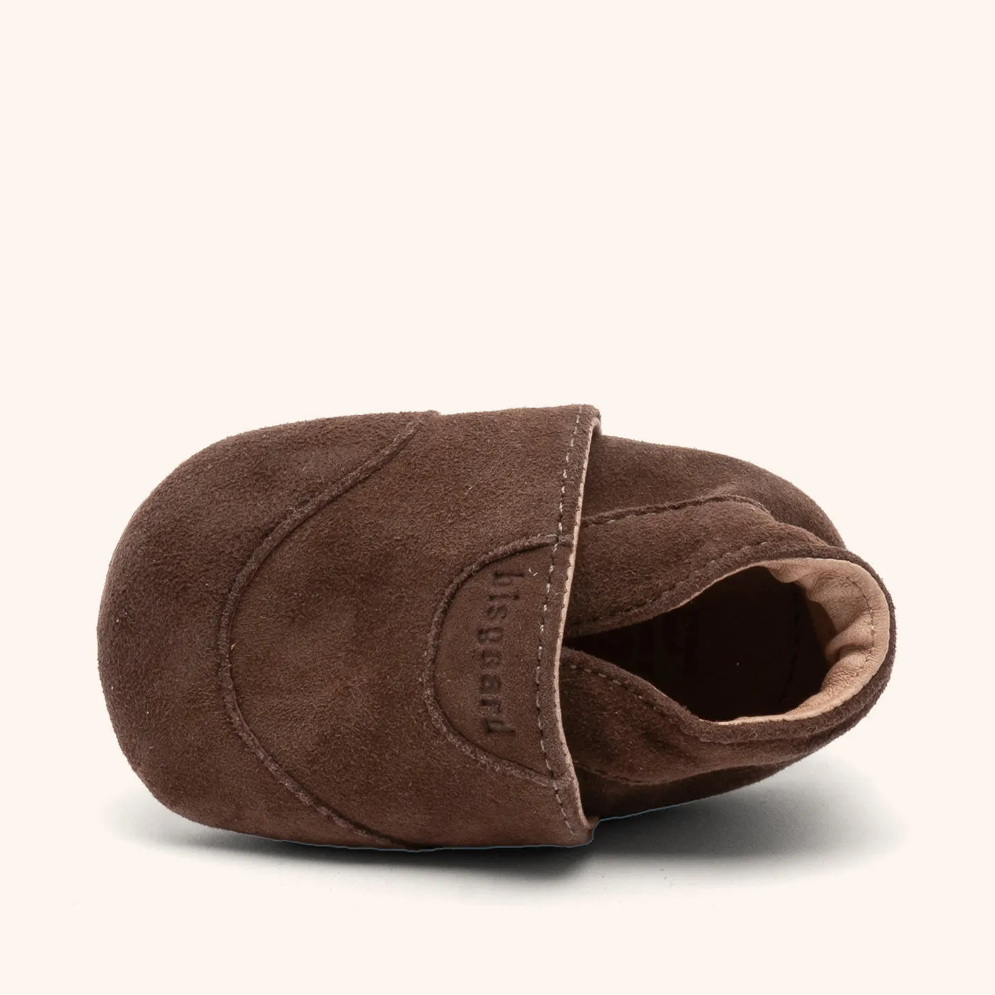 Bisgaard Newborn kravlesko chocolate ruskind