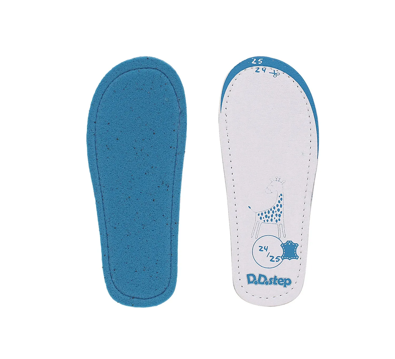 DD Step Barefoot indlægssål læder 2 par flat