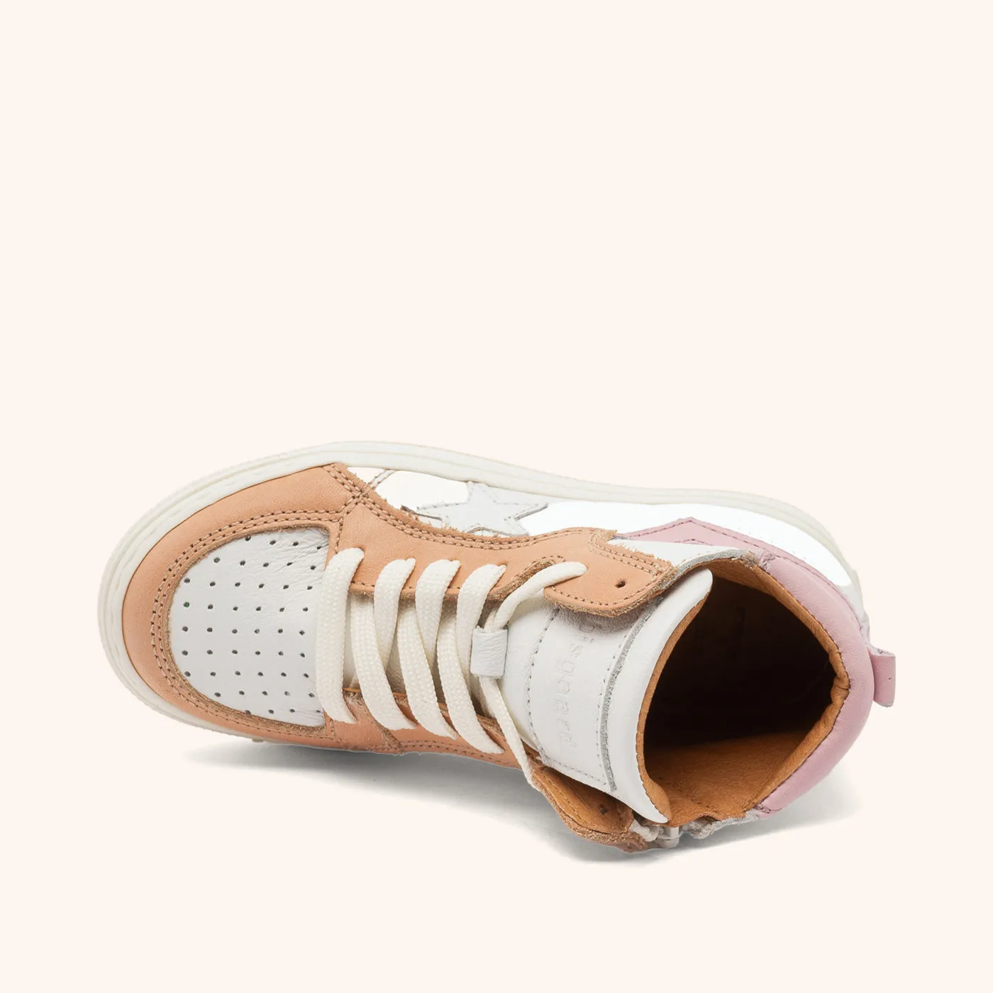 Bisgaard Isak sneaker white rose snøre
