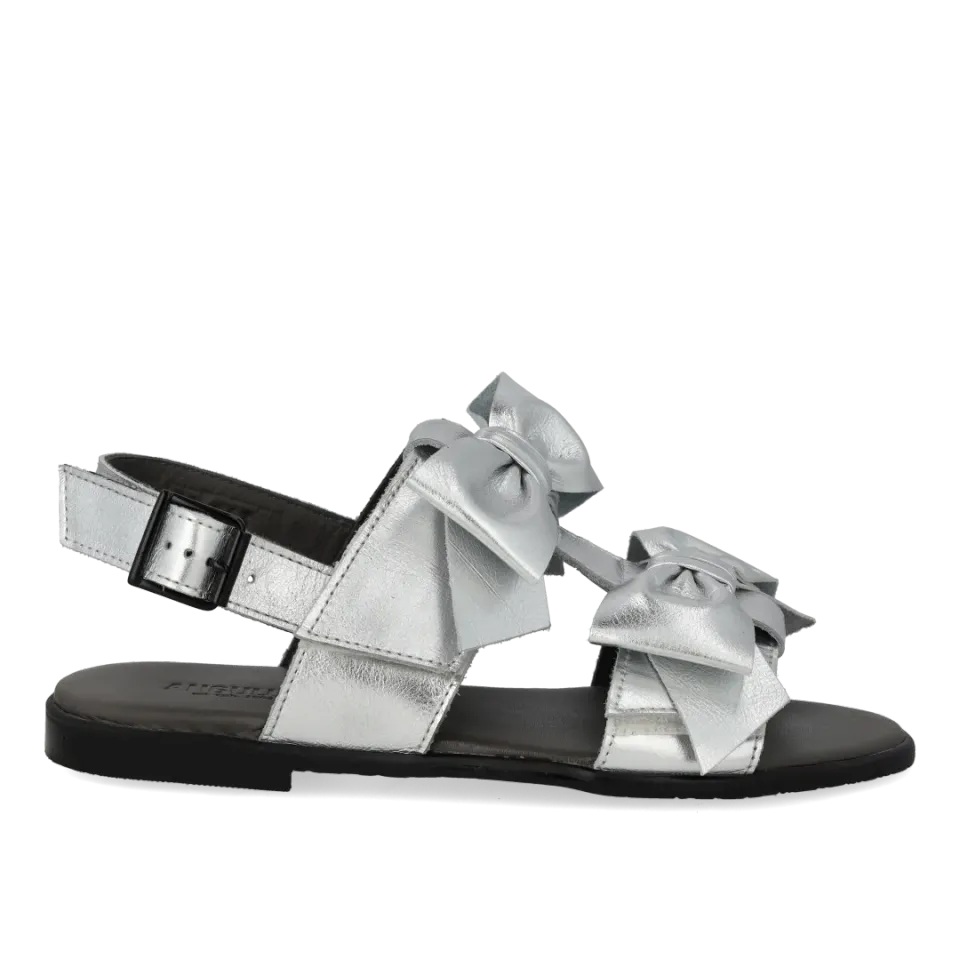 Angulus Sandal med sløjfe børnesandal åben