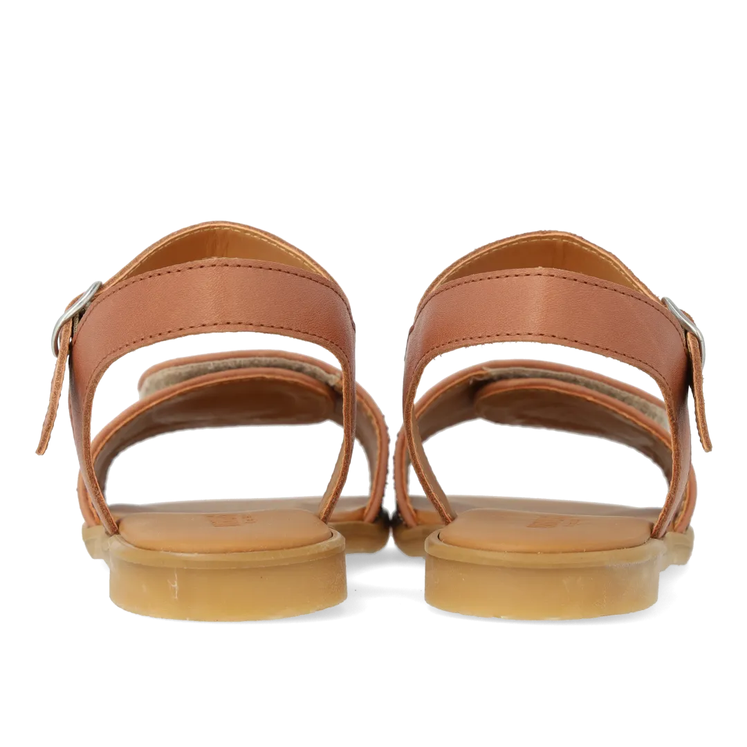 Angulus Glittersandal børnesandal glitter spænde velcro