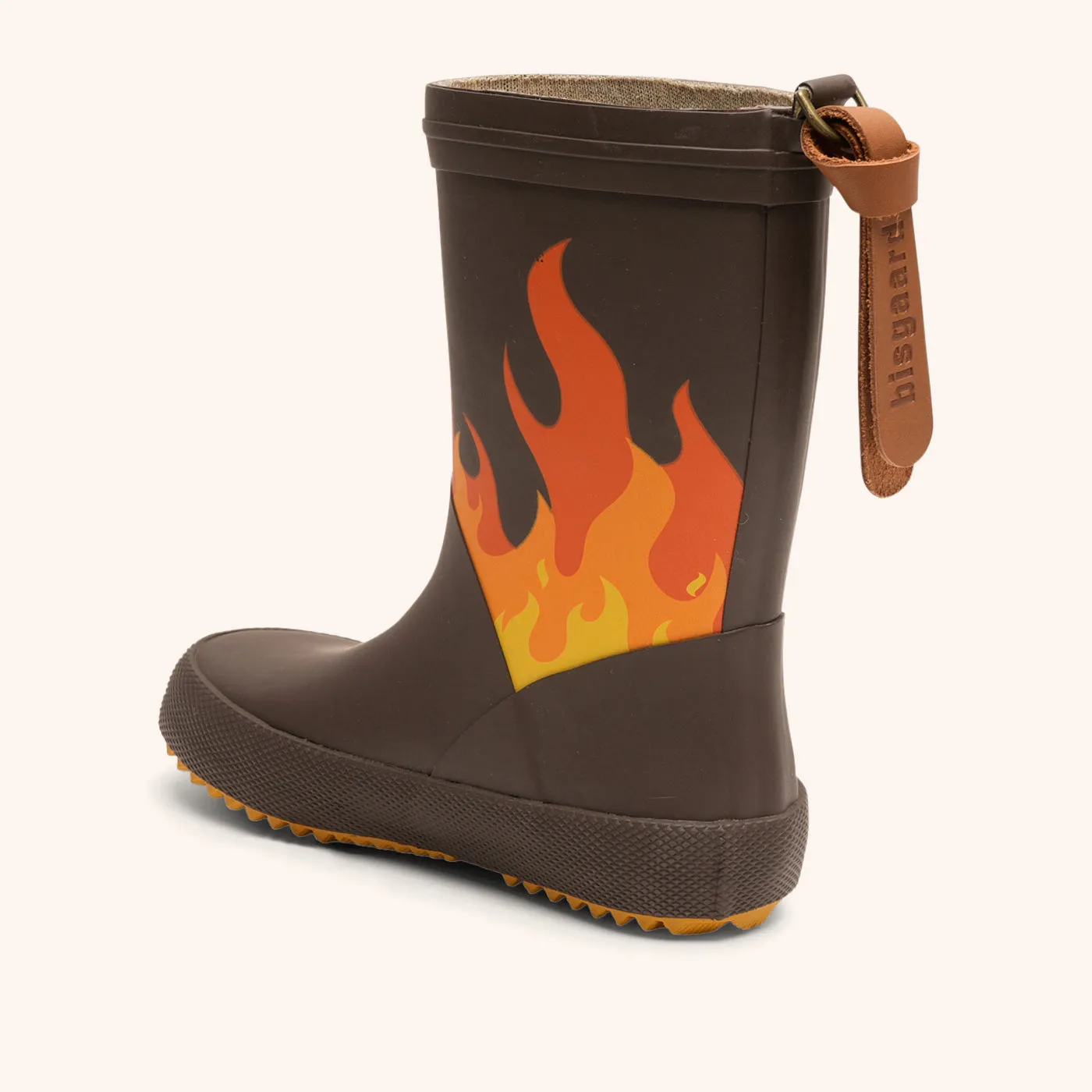 Bisgaard Fashion II gummistøvle brown flames vandtæt