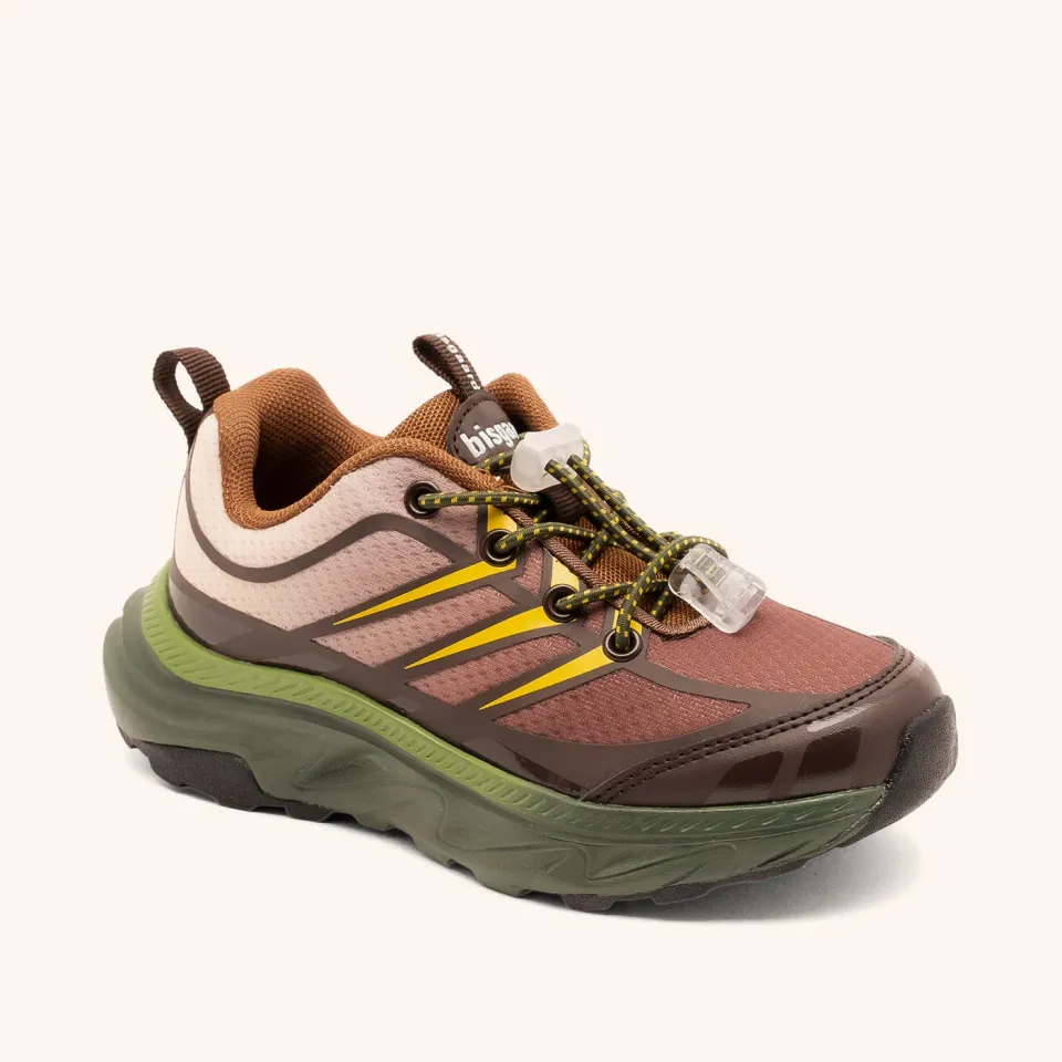 Bisgaard Fred sneaker dark brown tekstil