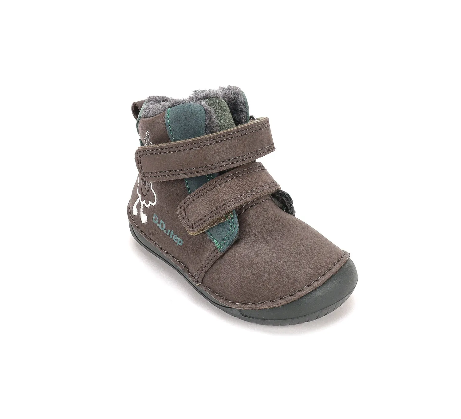 DD Step W070-62495A barfodssko vintersko til drenge varm