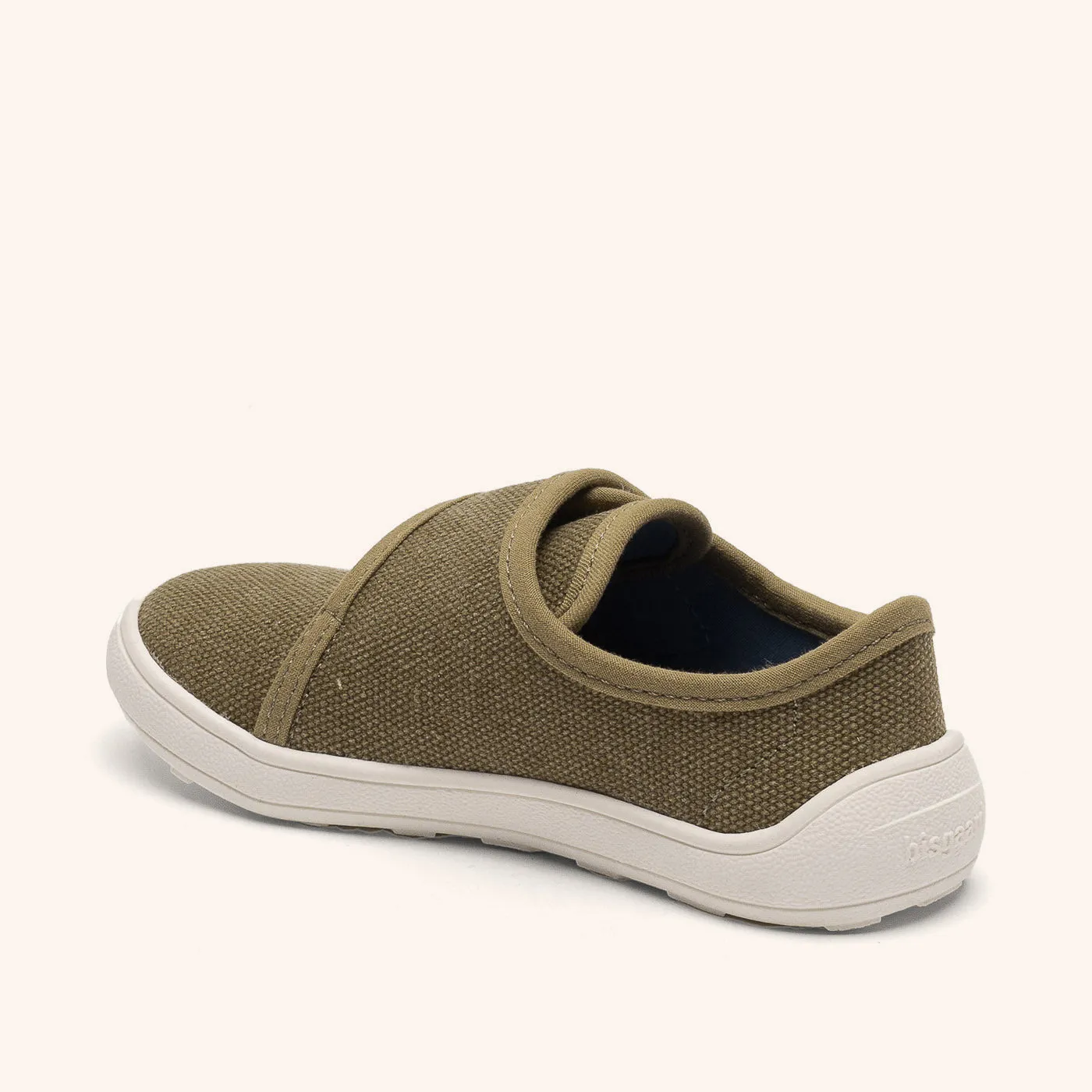 Bisgaard Pav hjemmesko khaki velcro tekstil