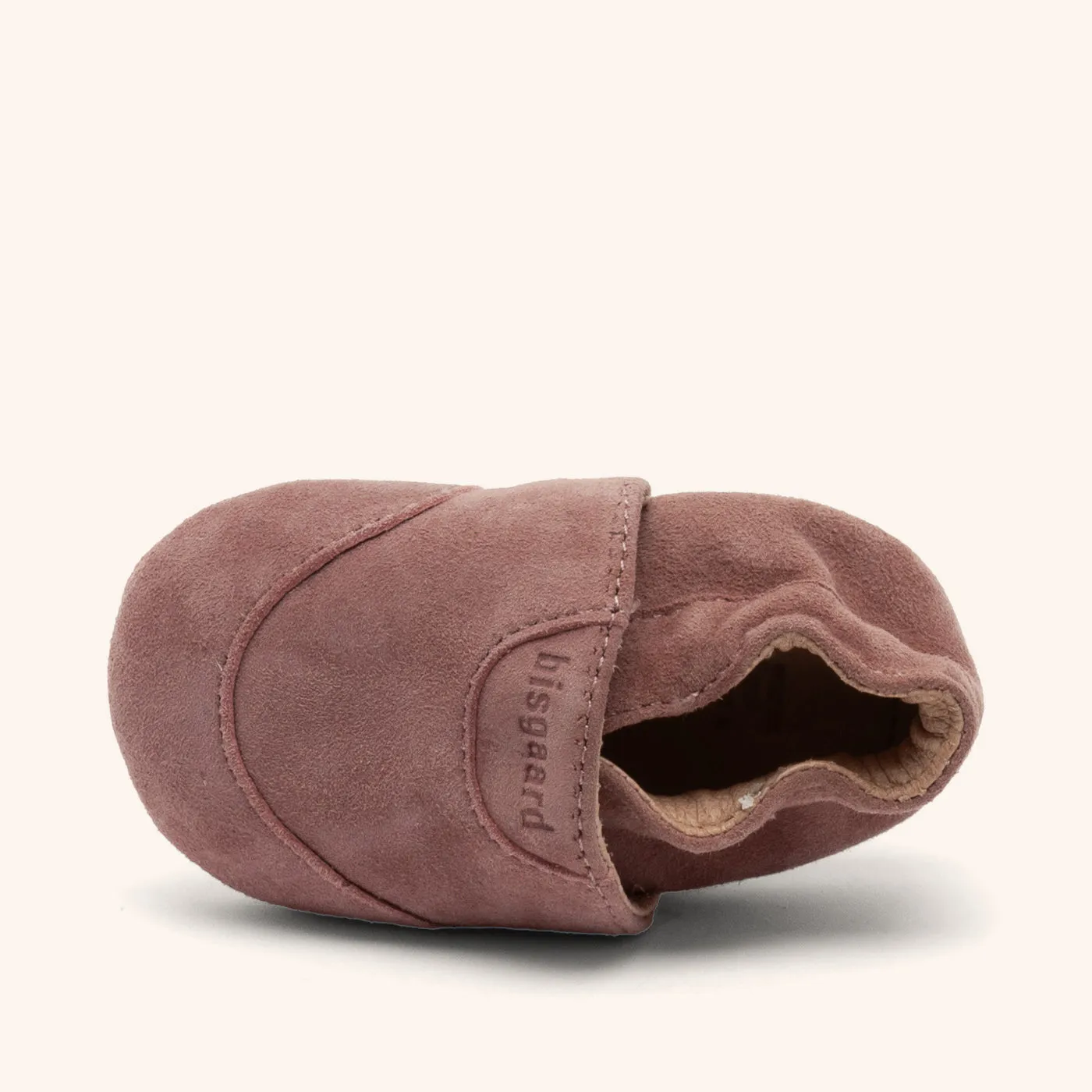 Bisgaard Newborn Dusty Rose kravlesko rose ruskind